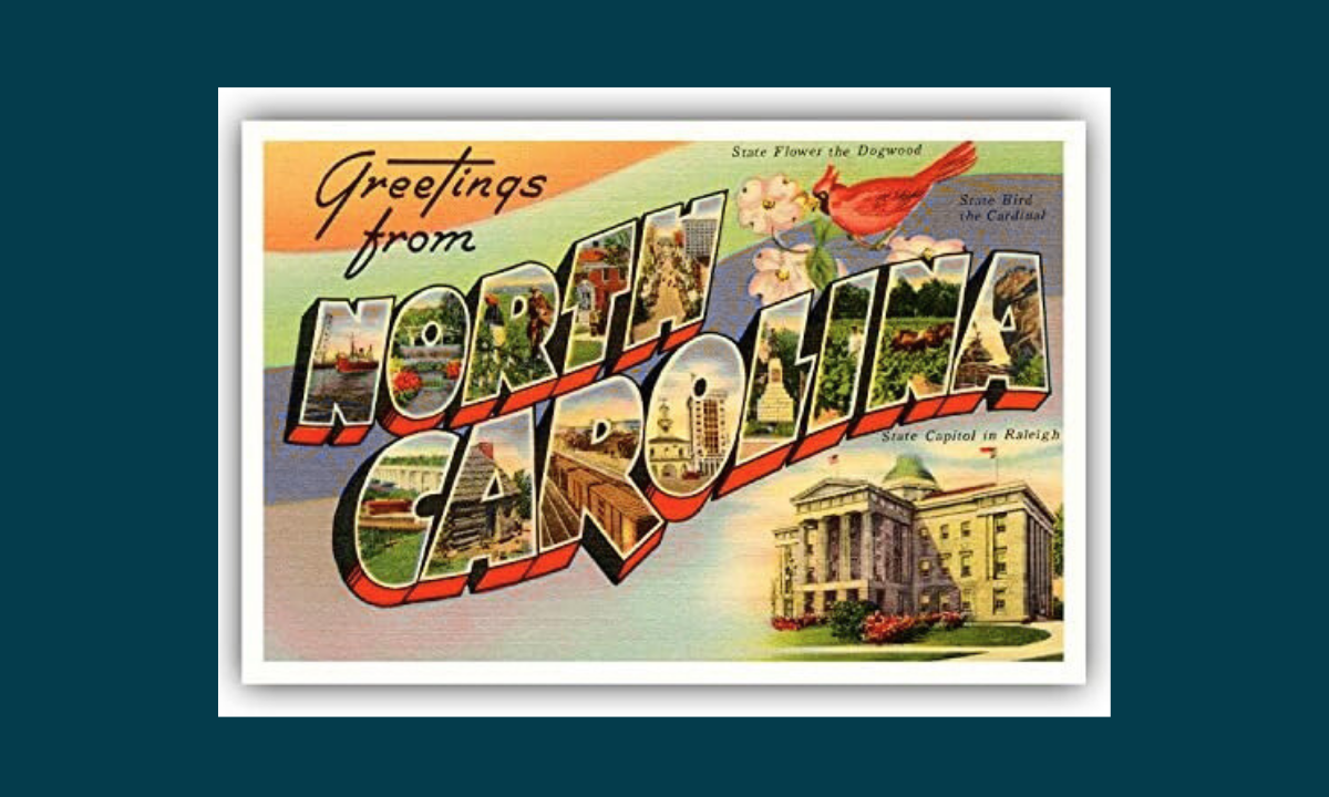 postcard from North Carolina - March 2026