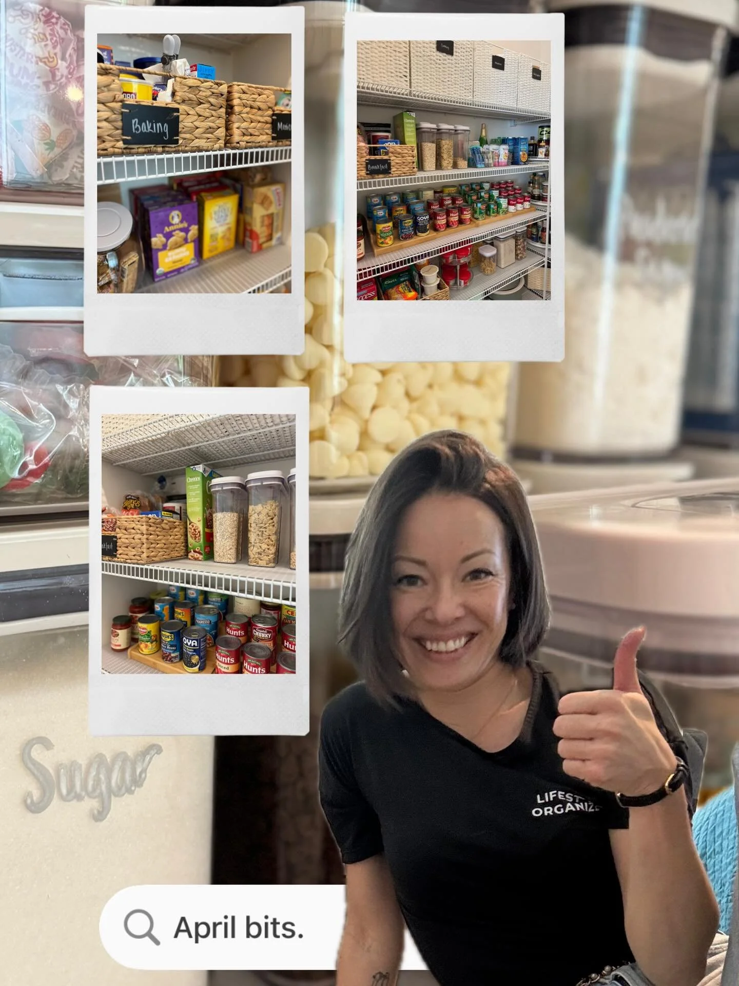 Pantry makeover in progress while the clients were off on a mini vacation ✨ Husband had no idea his wife planned the surprise, and I had their pup onsite making sure standards were met as head supervisor 🐾

Came home to a pantry glow-up and one very