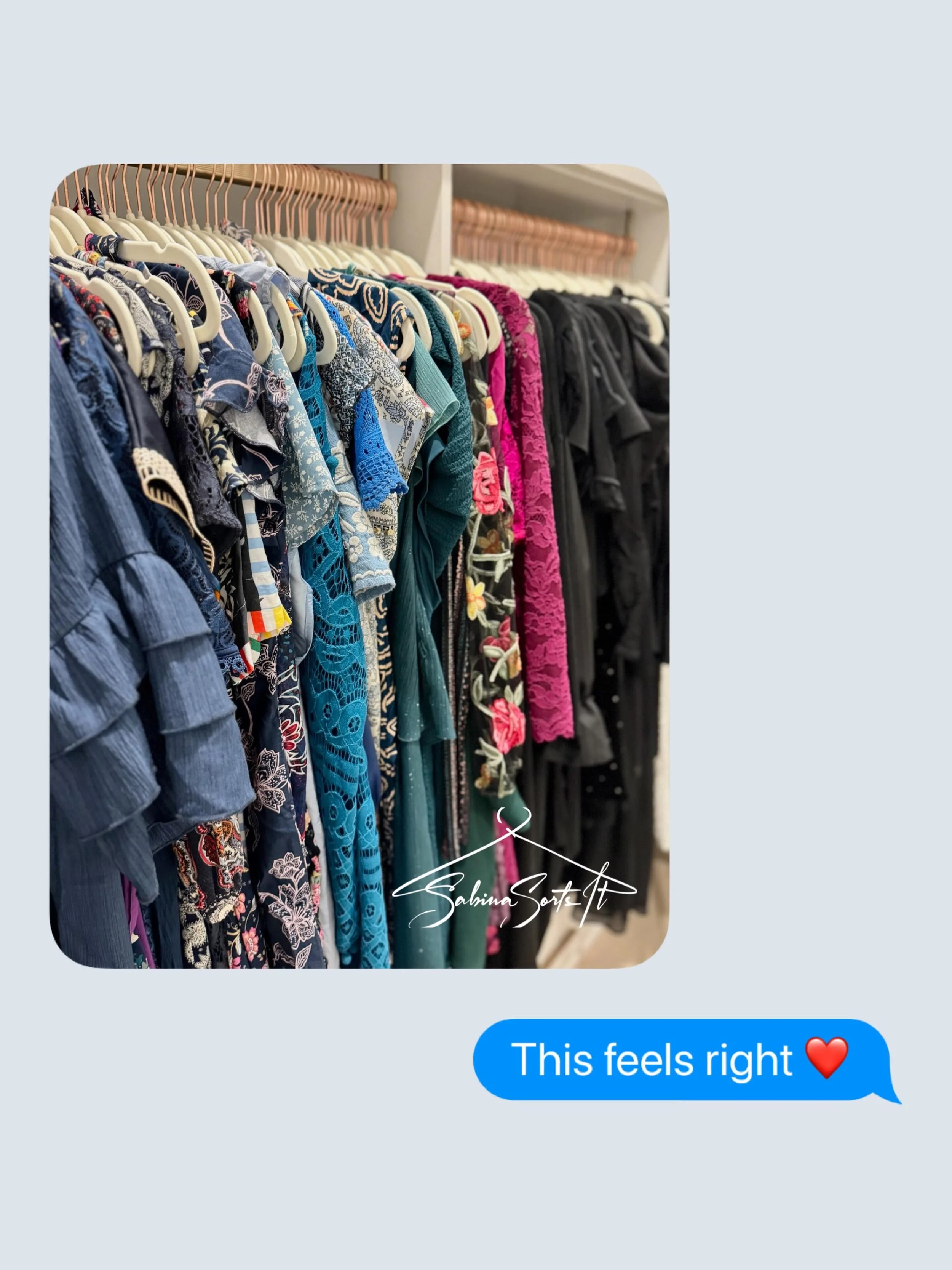 An organized closet isn&rsquo;t about perfection&mdash;it&rsquo;s about making everyday decisions feel effortless. This feels right. ❤️

#ClosetOrganization #ProfessionalOrganizer #SabinaSortsIt #StJohnsCountyFL #NocateeLiving