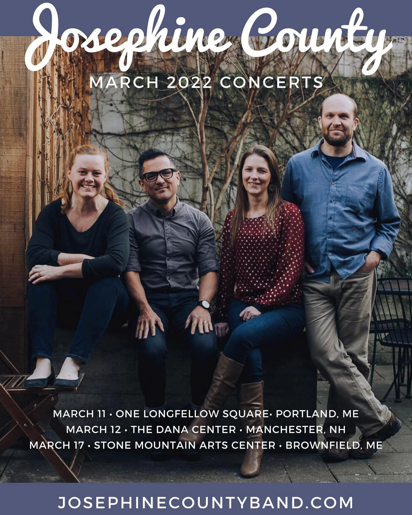 Join us!
Mar 11 &bull; @olsportland 
Mar 12 &bull; @thedanacenter 
Mar 17 &bull; @stonemountainartscenter