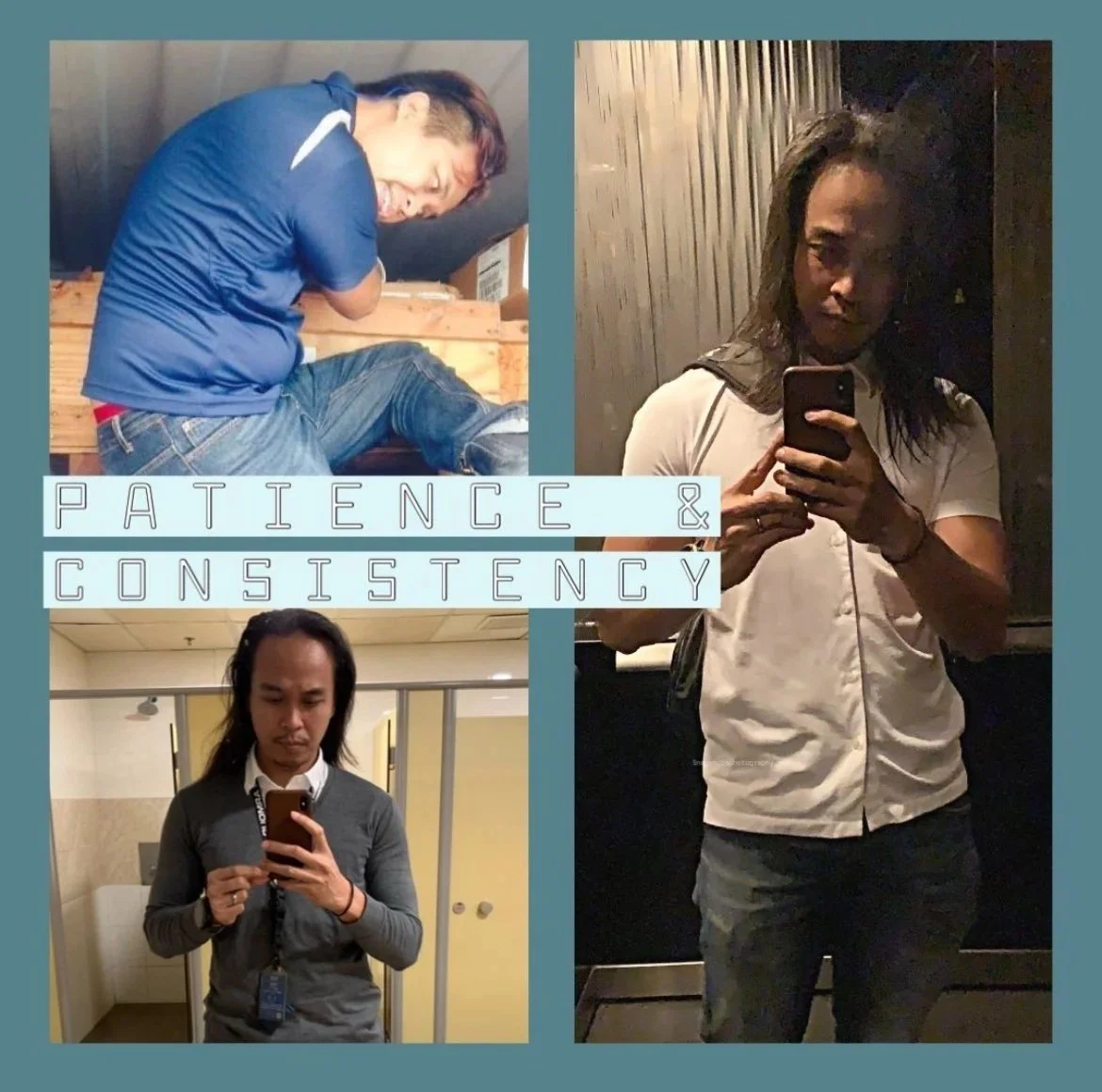 Trainer Eddy Showcasing his weight loss 