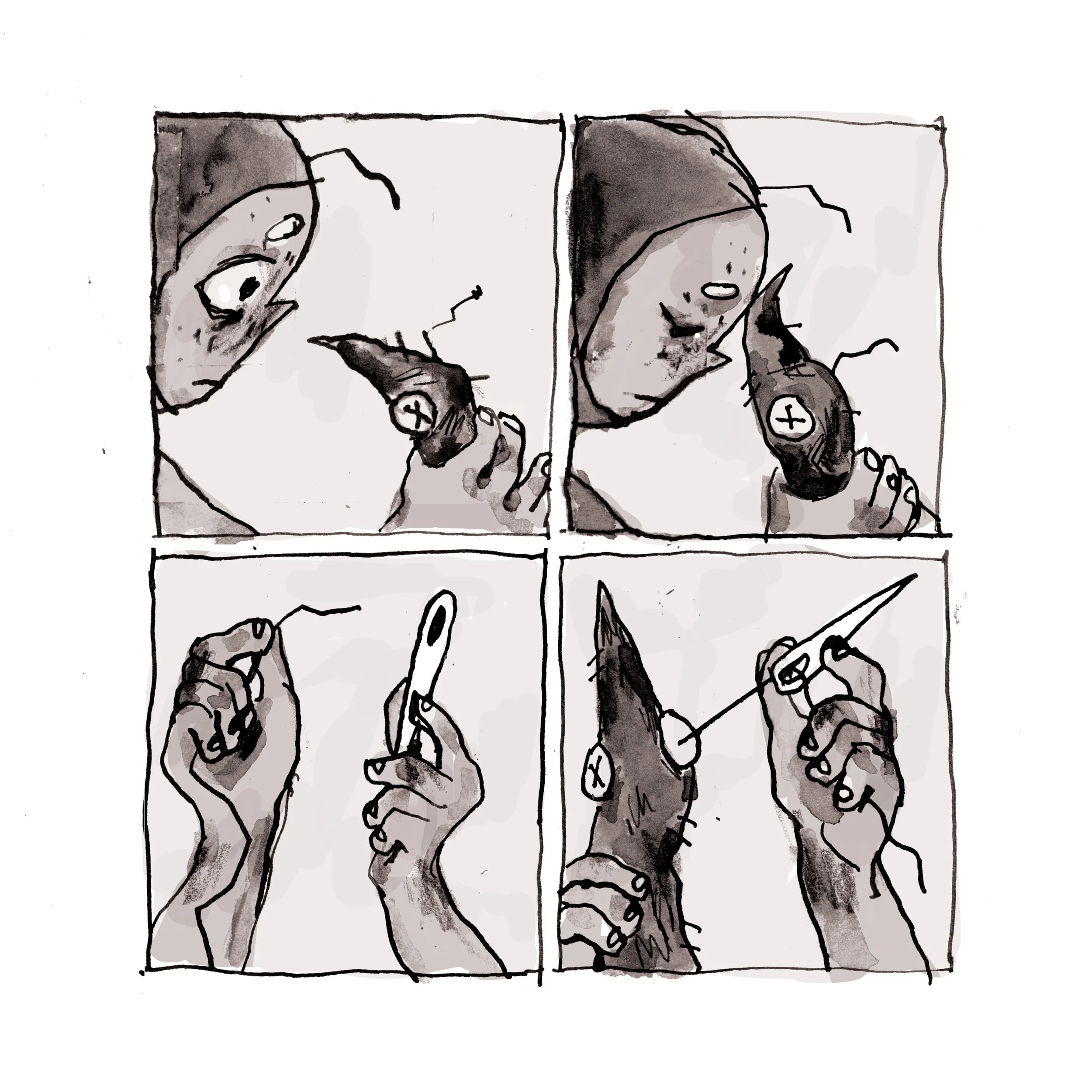 A Bug's Life, ink, 2025,