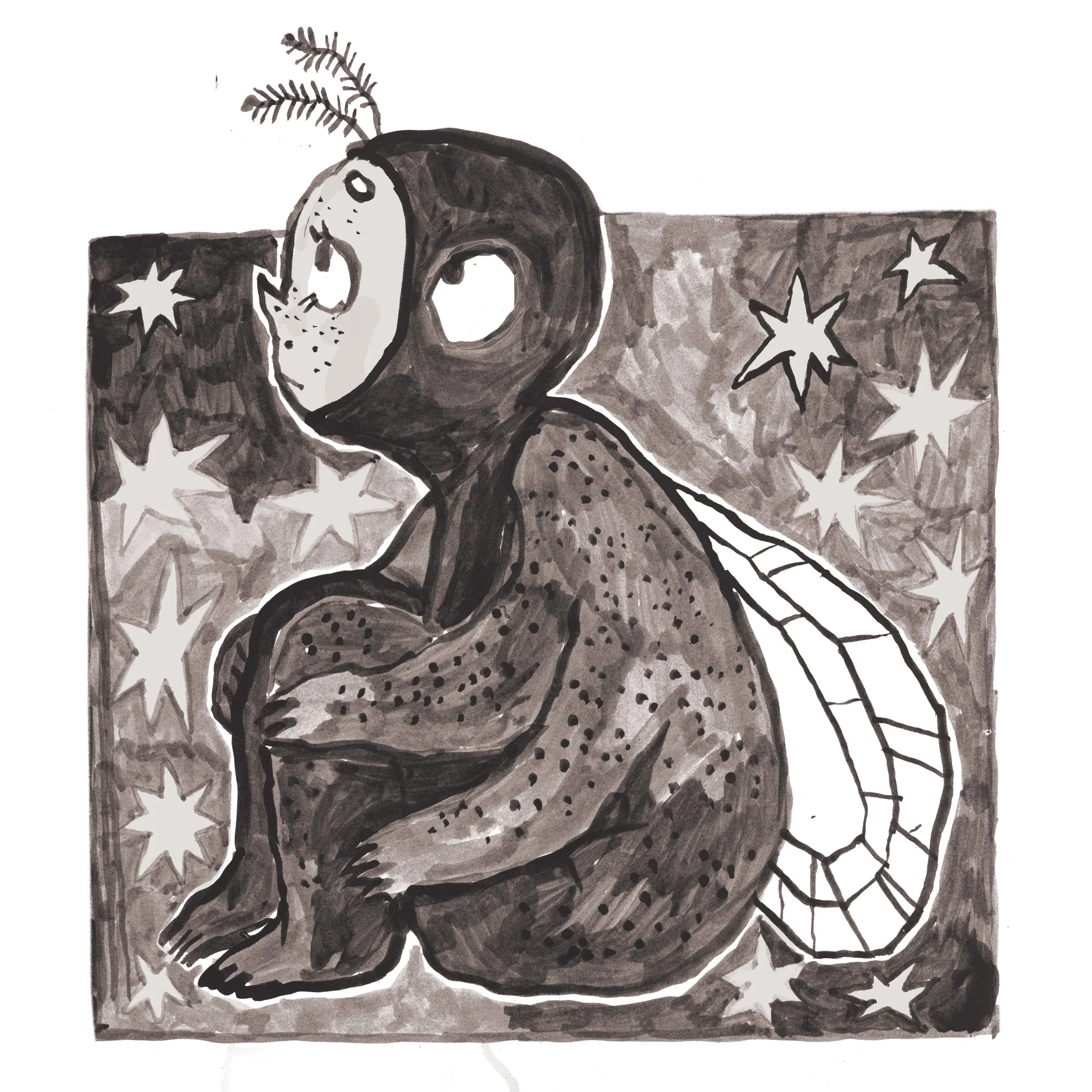 A Bug's Life, ink, 2025