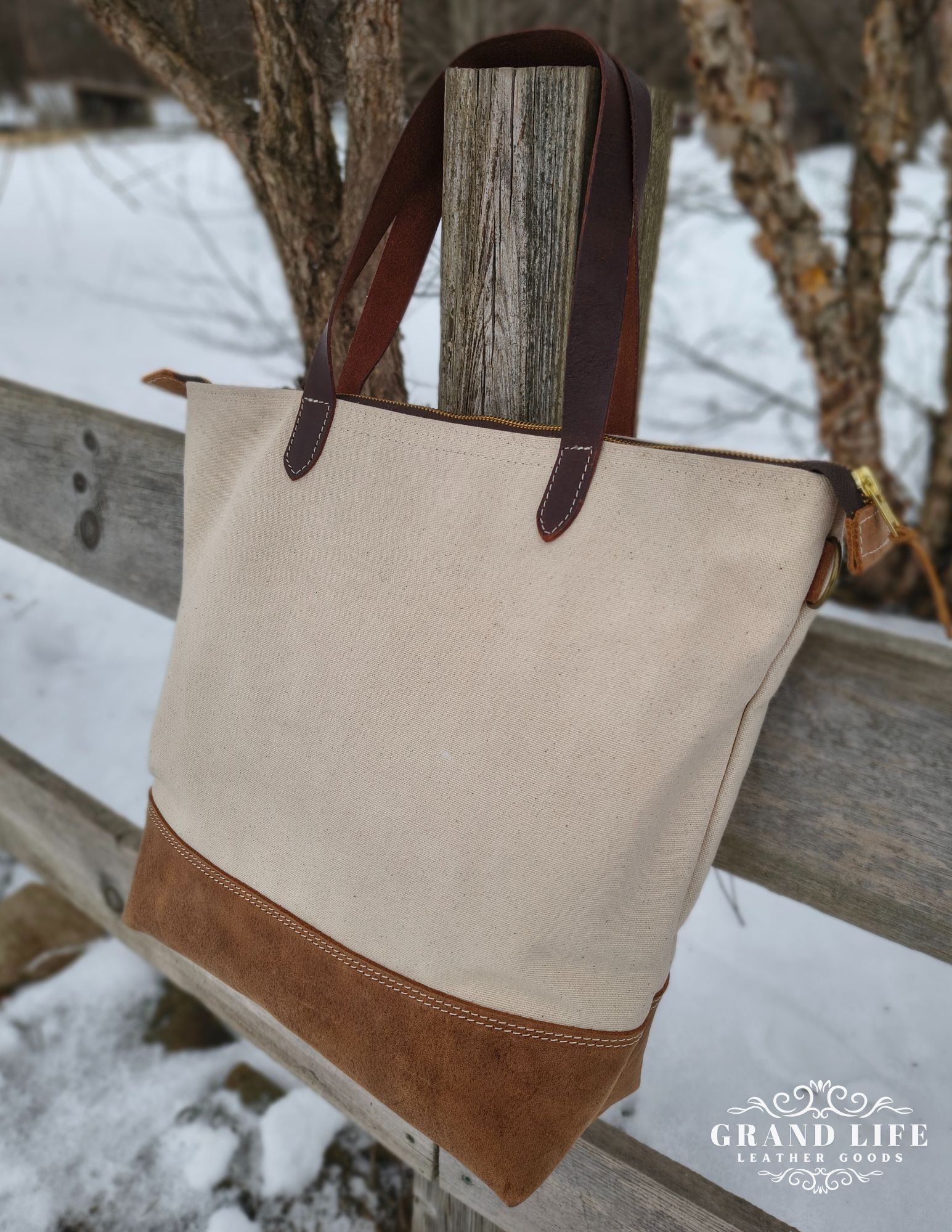 natural canvas leather tote bag back.png