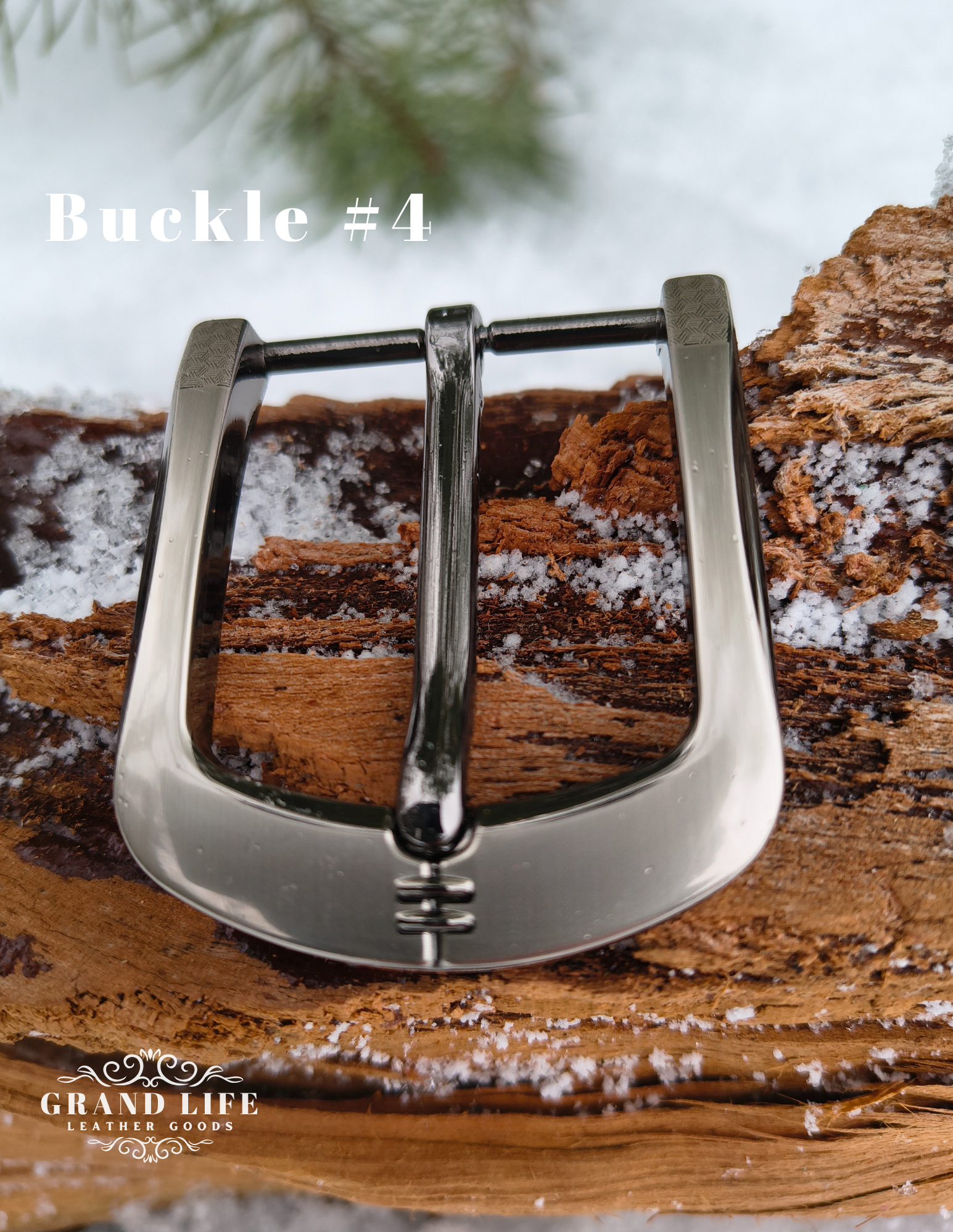 Custom Leather Belts buckle #4