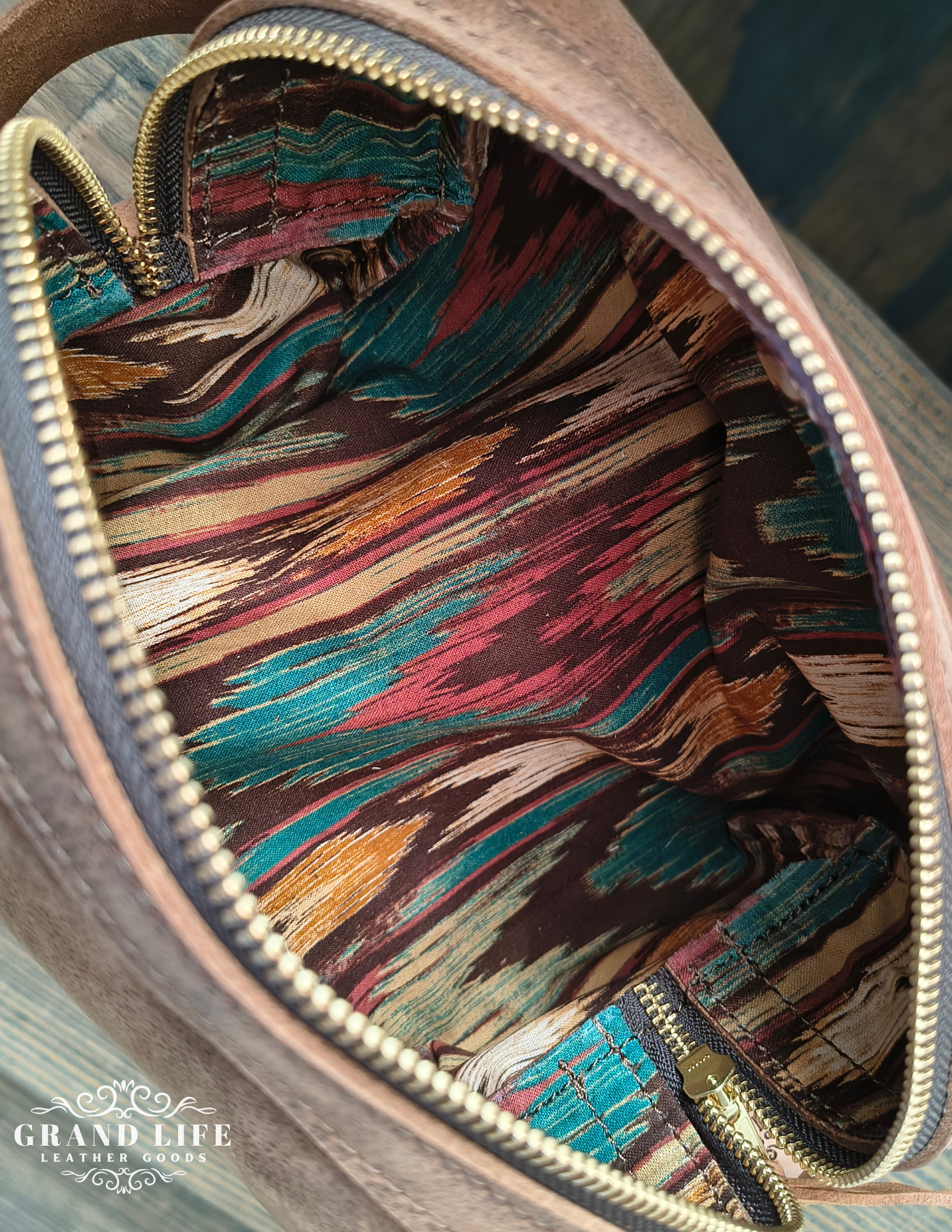 leather shave kit personal care item travel bag dopp kit brown liner.png