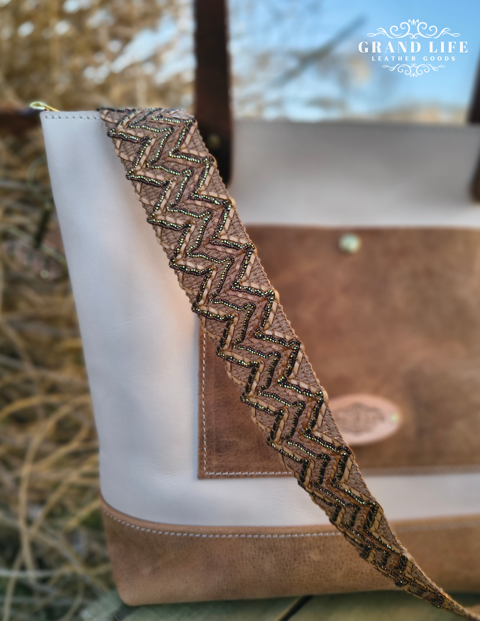 handcrafted leather accent adjustable strap brown5.png