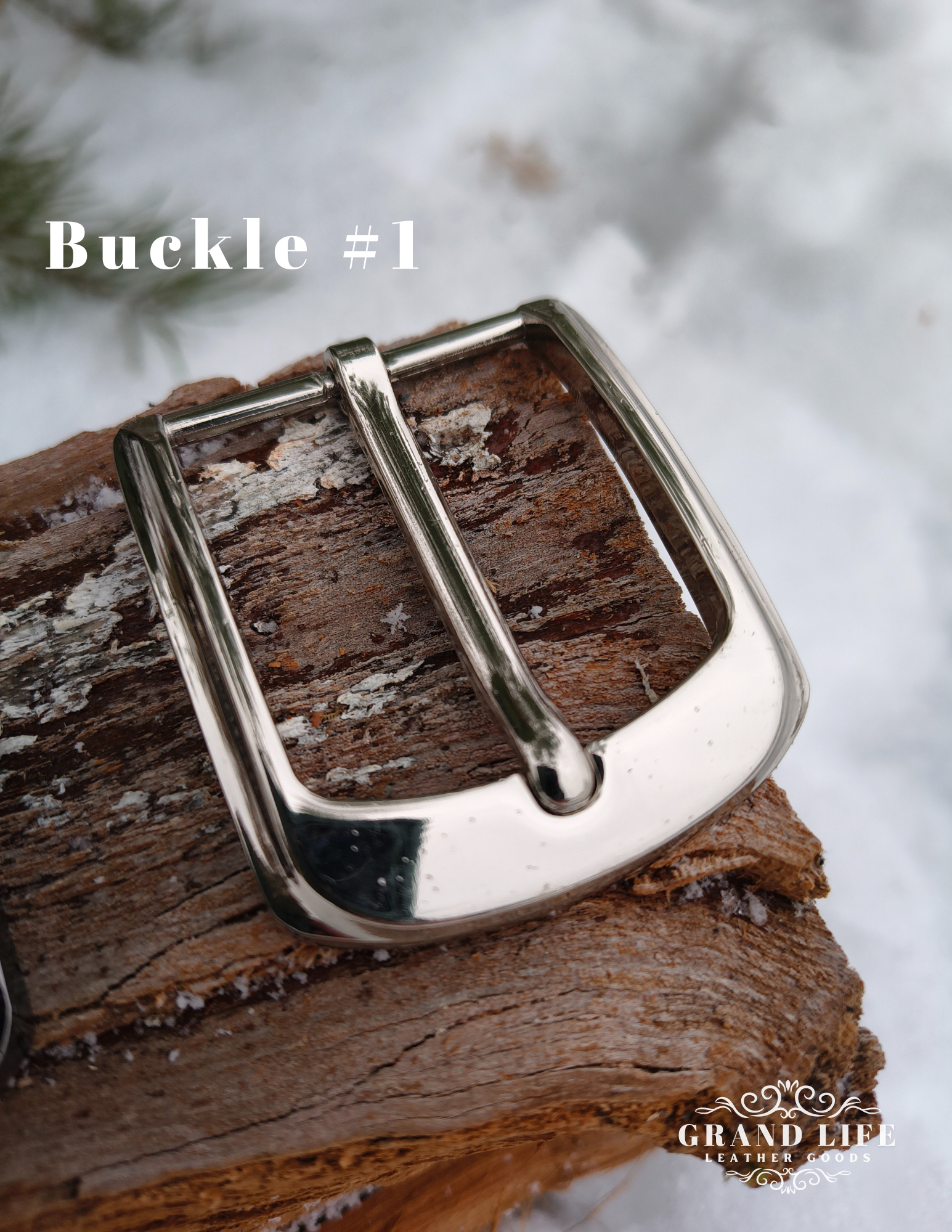 Custom Leather Belts buckle #1