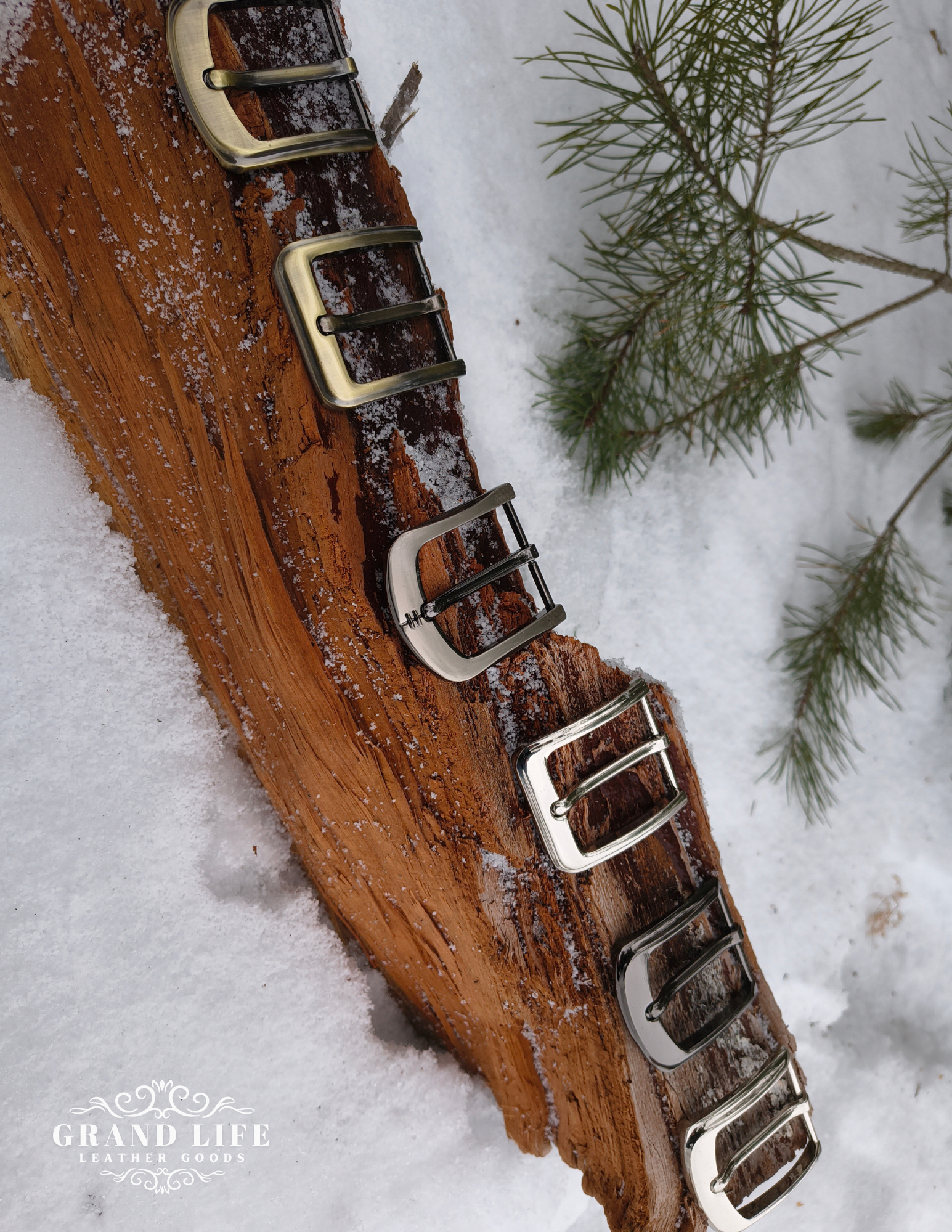 Custom Leather Belts buckle