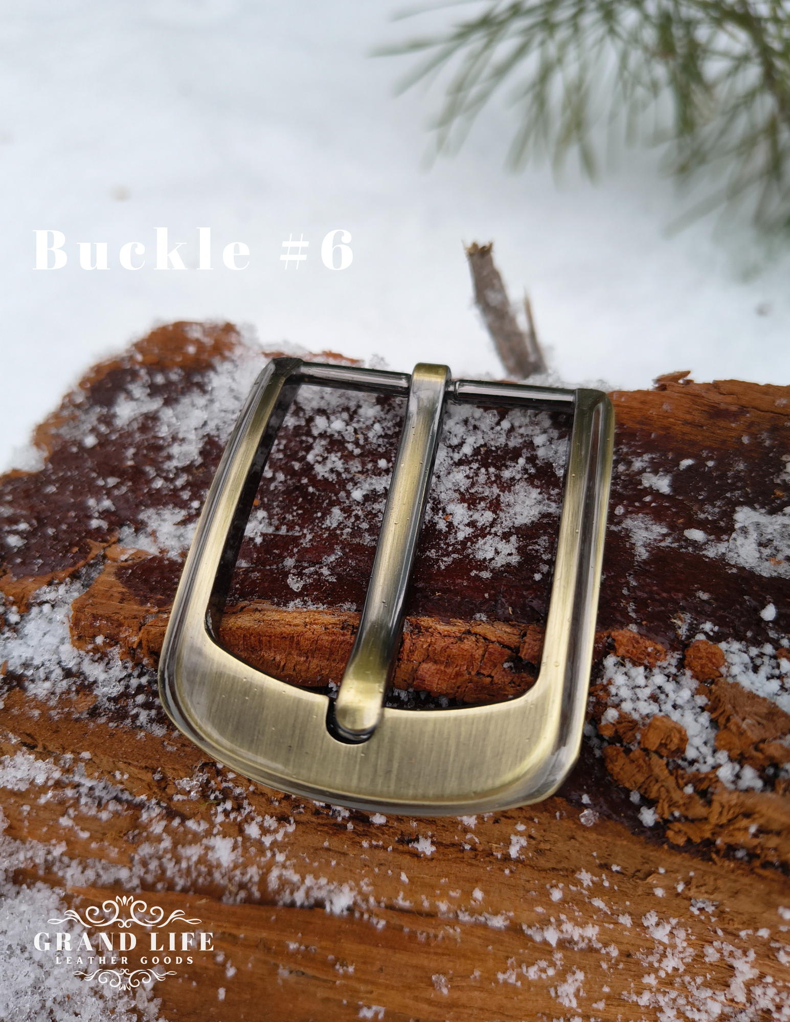 Custom Leather Belts buckle #6