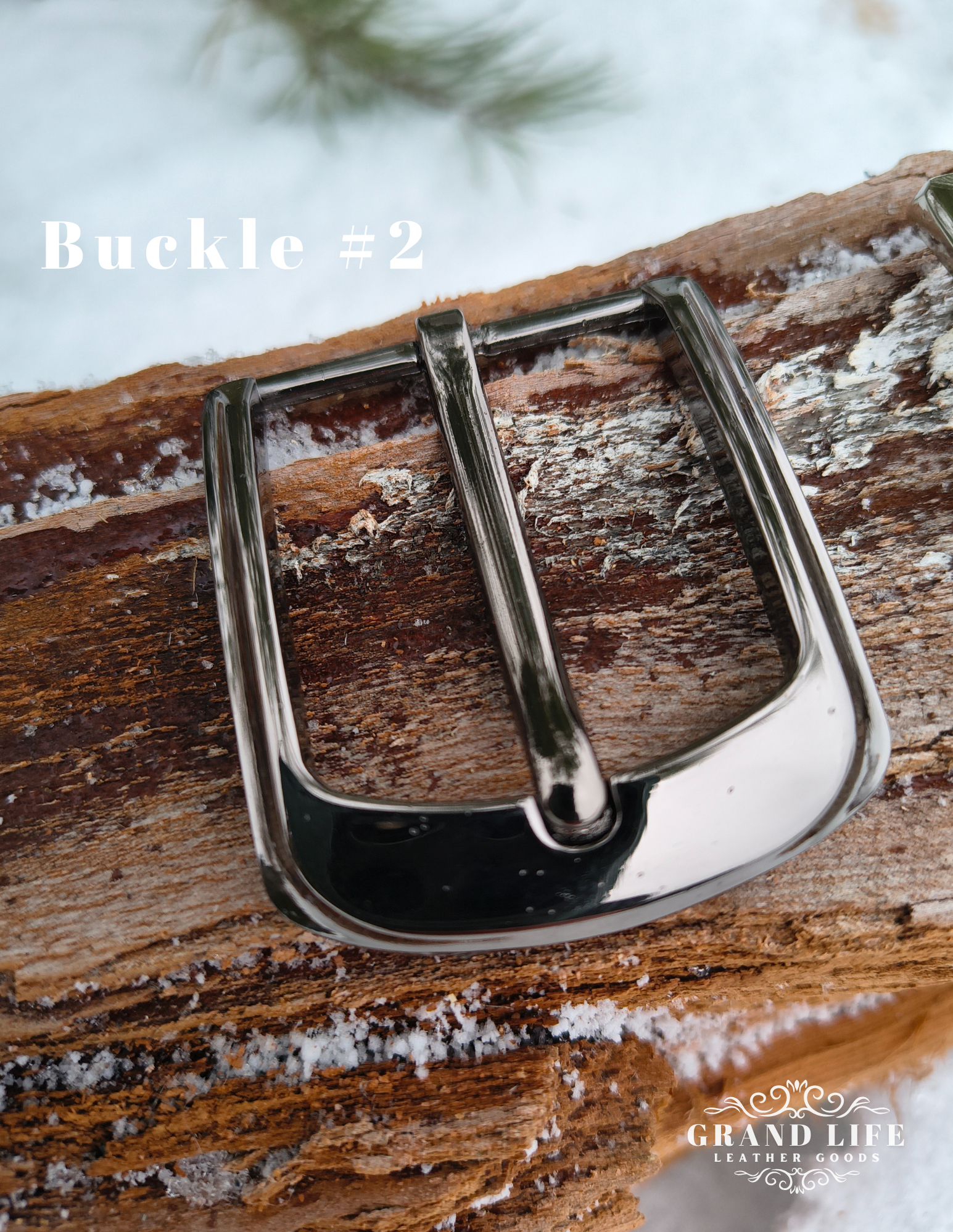 Custom Leather Belts buckle #2