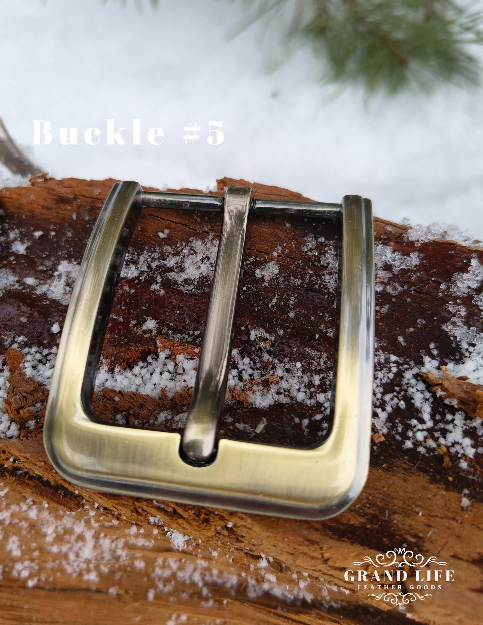 Custom Leather Belts buckle #5