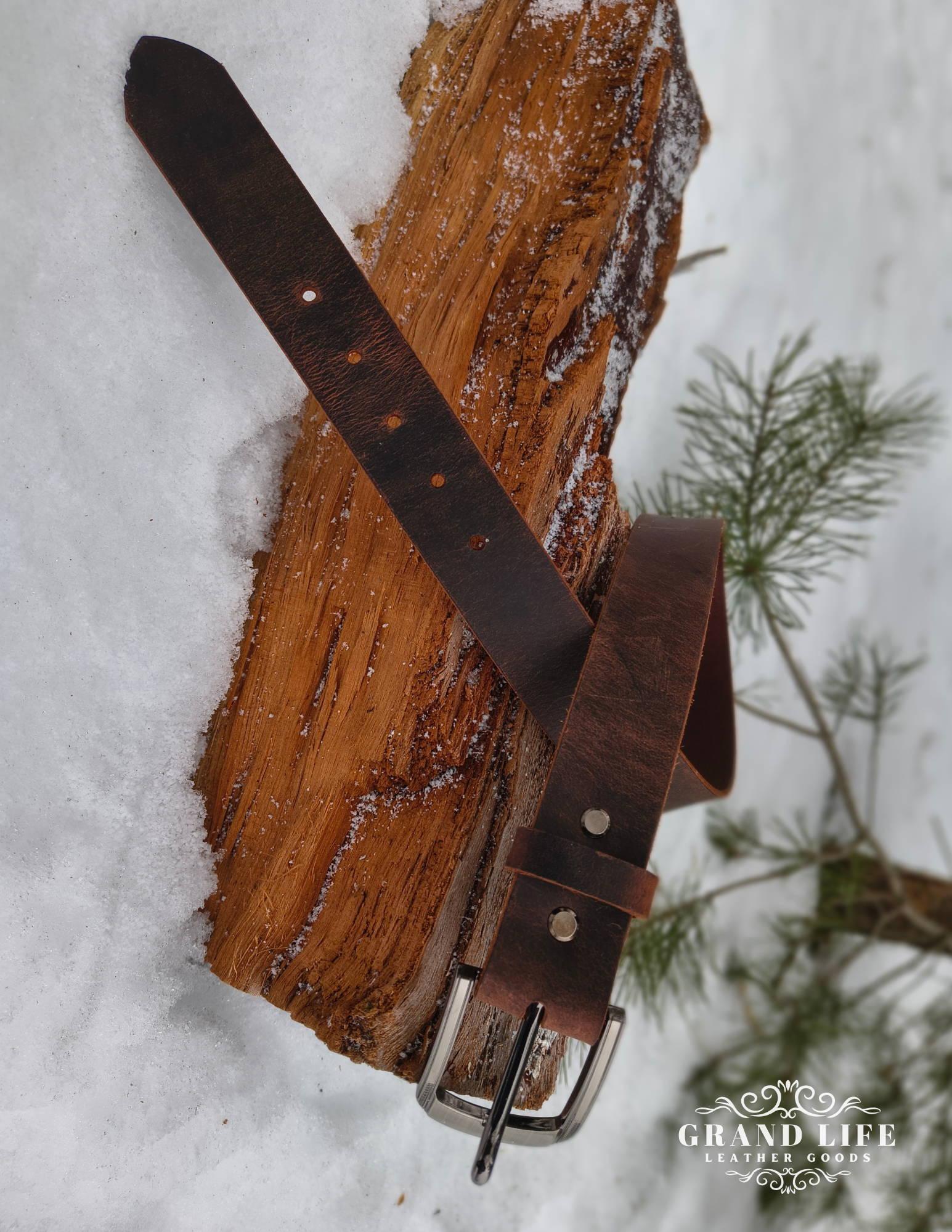 Custom Leather Belts crazy horse belt complete