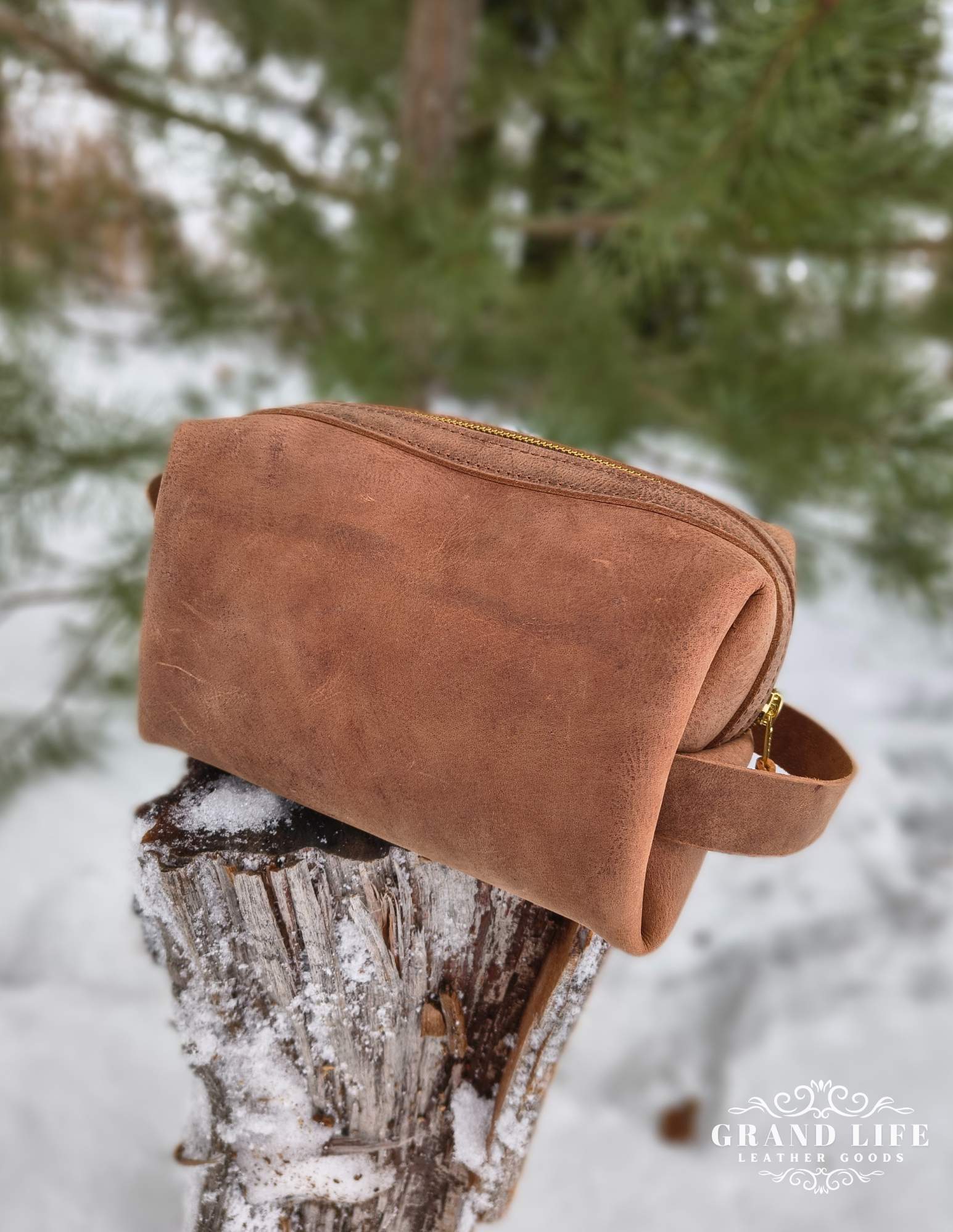 leather shave kit personal care item travel bag dopp kit brown5.png