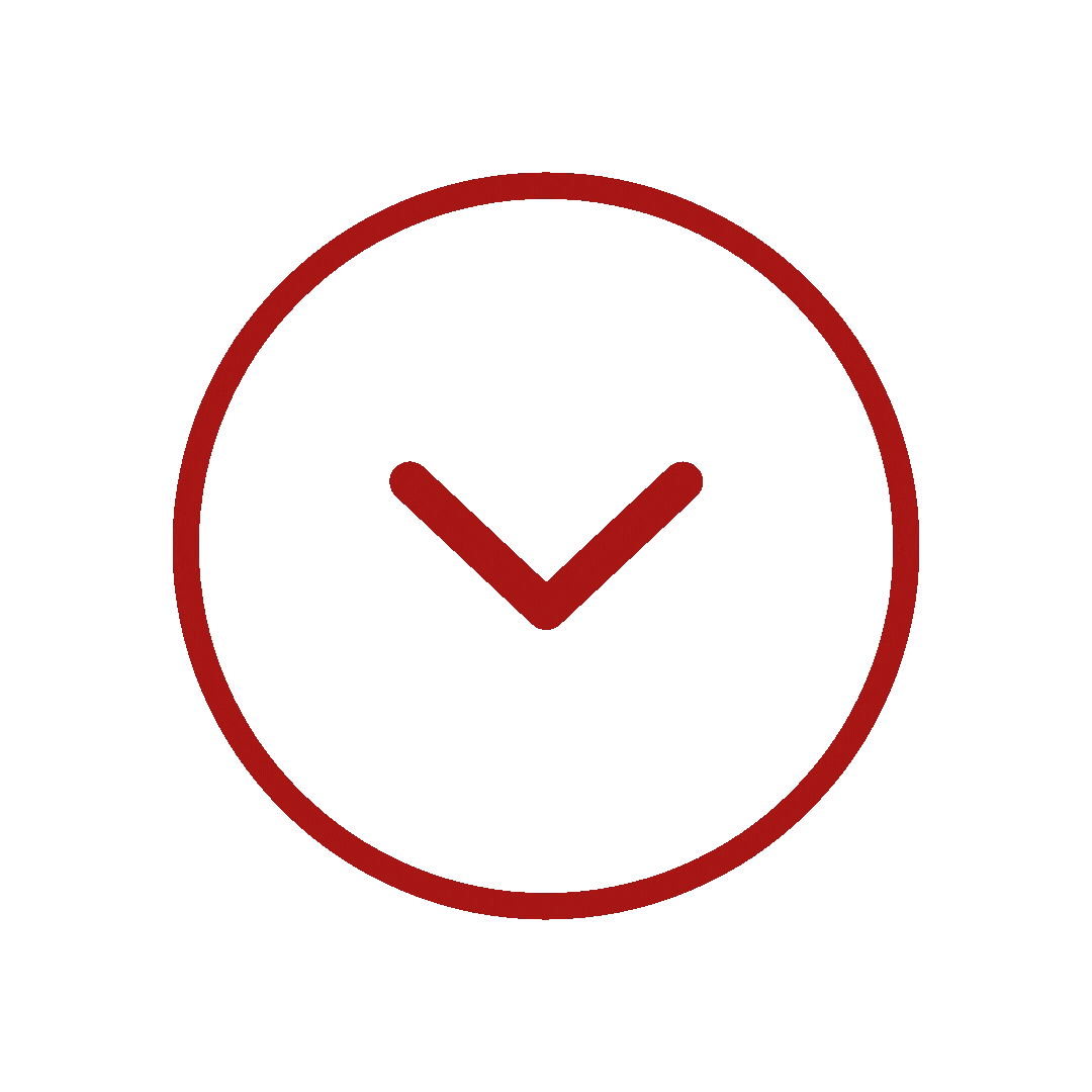 Red background with a faint clock symbol in the center.