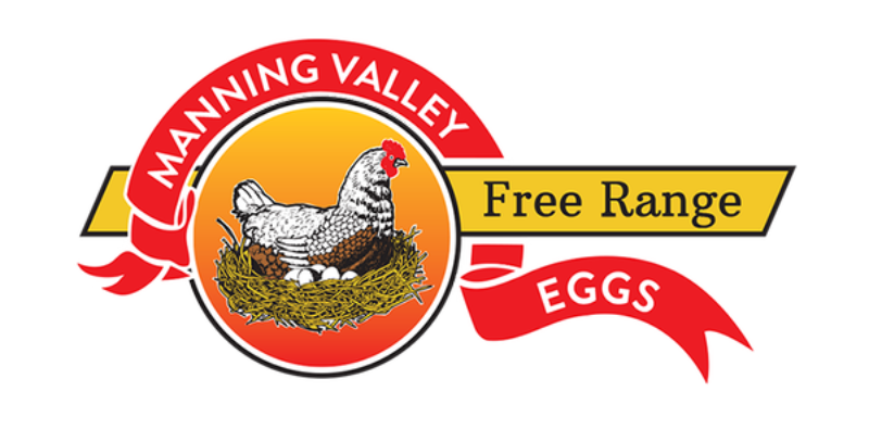 Logo of Manning Valley Free Range Eggs – partner of Blue Sky Planning & Environment, specialist in rural NSW agricultural and free‑range egg‑production facility planning.