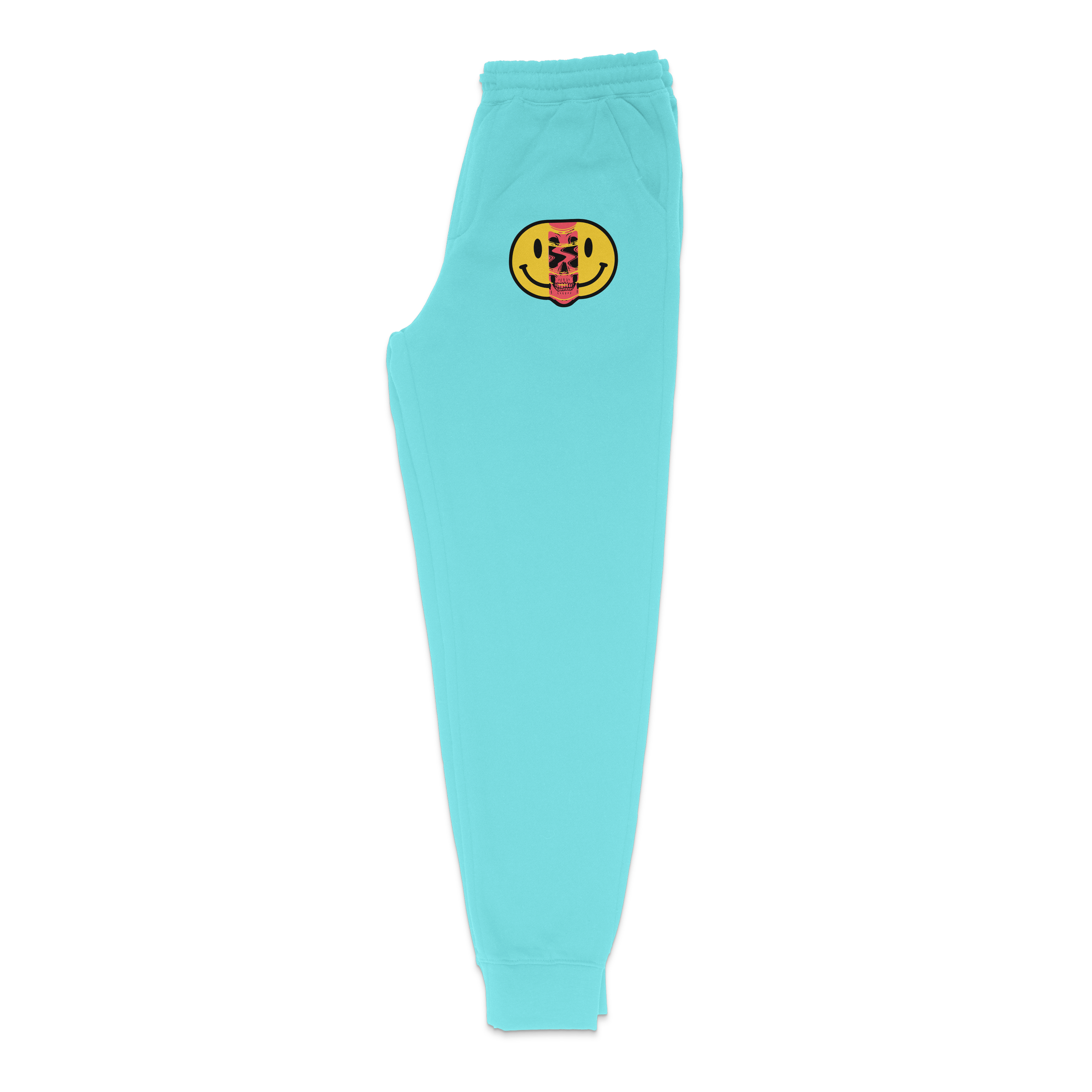 Sauce Academy Smiley Joggers Mens Joggers_Mint_Left.png