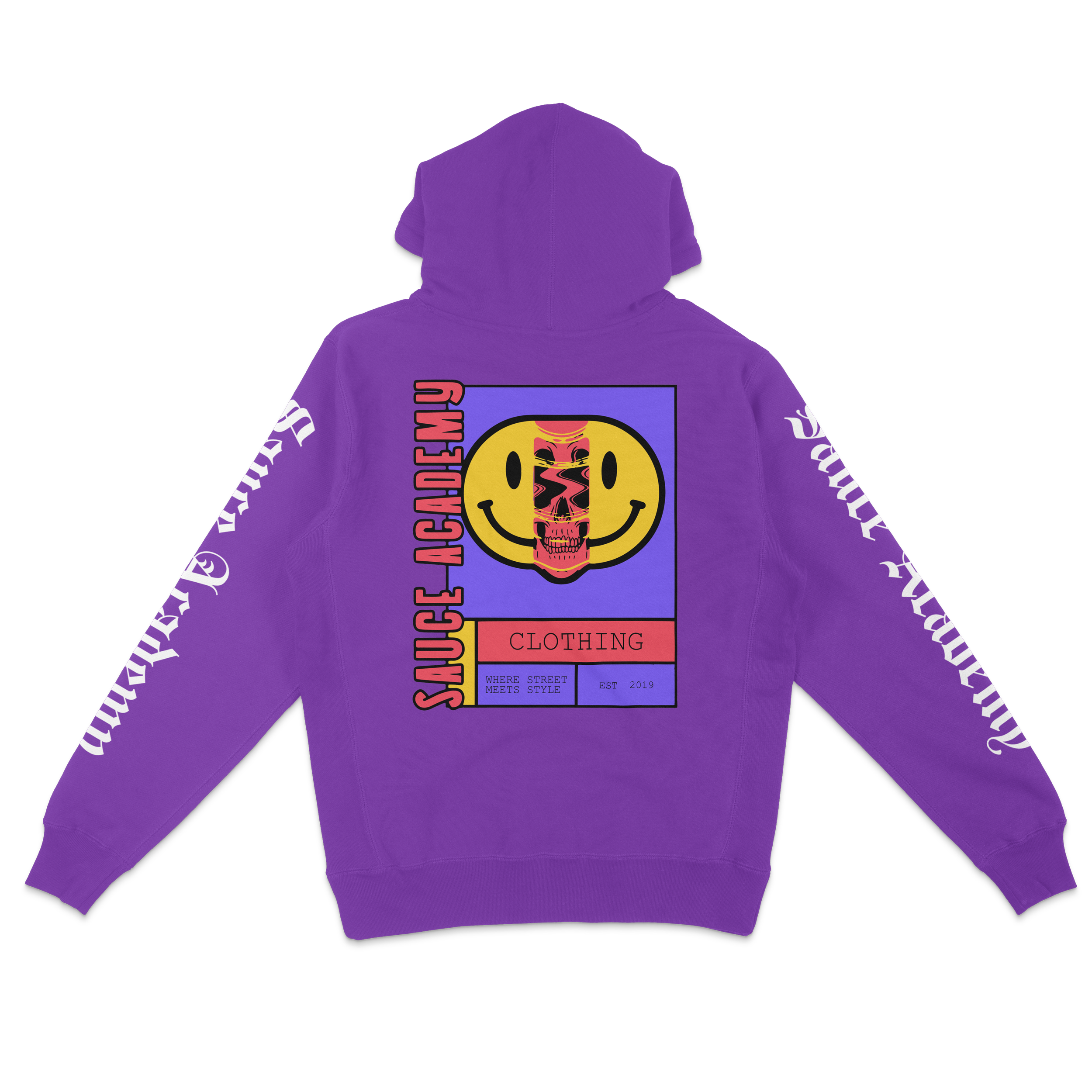 Sauce Academy_Smiley_Hoodie_Mock_Back.png