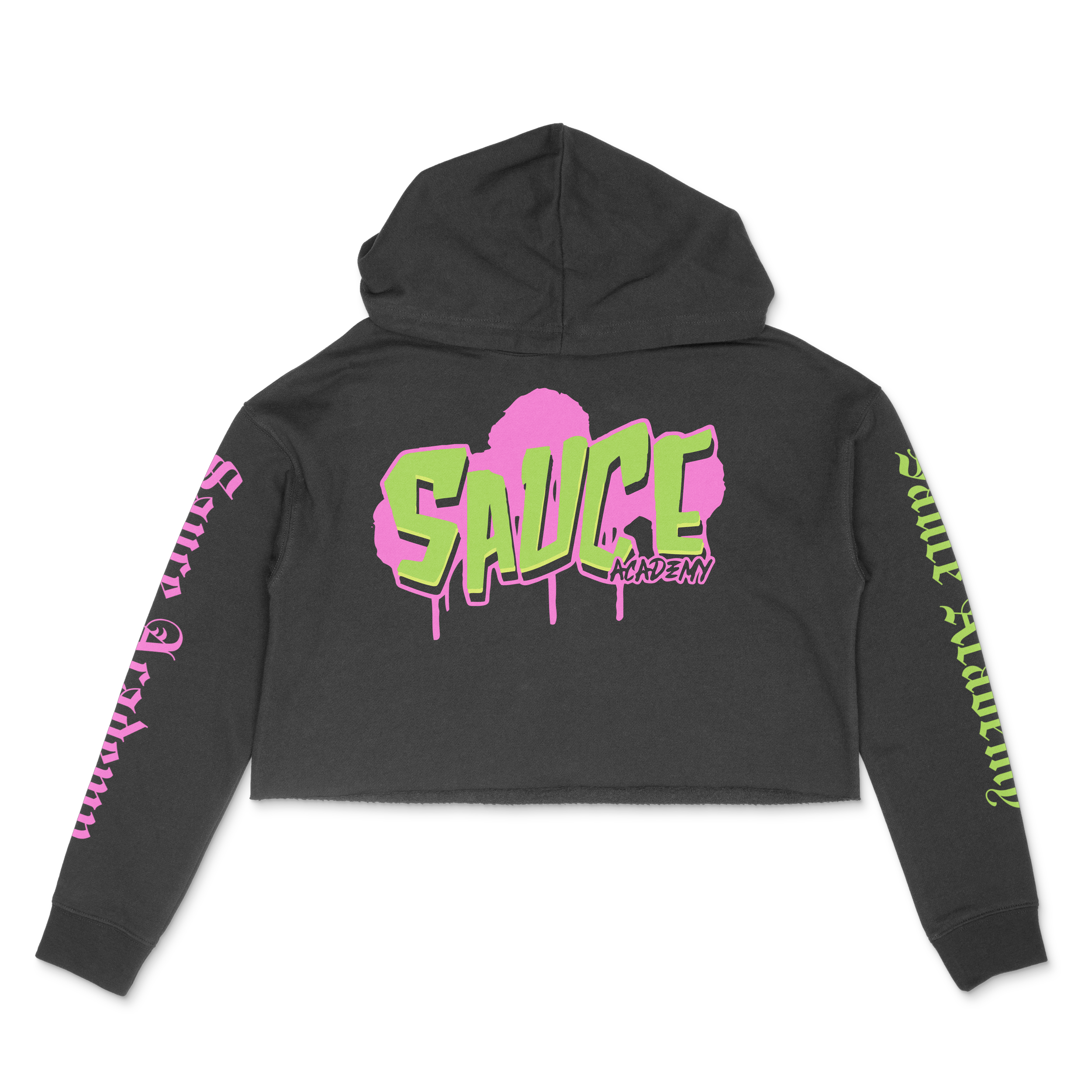 Sauce Academy "Graffiti" Women's Crop Hoodie