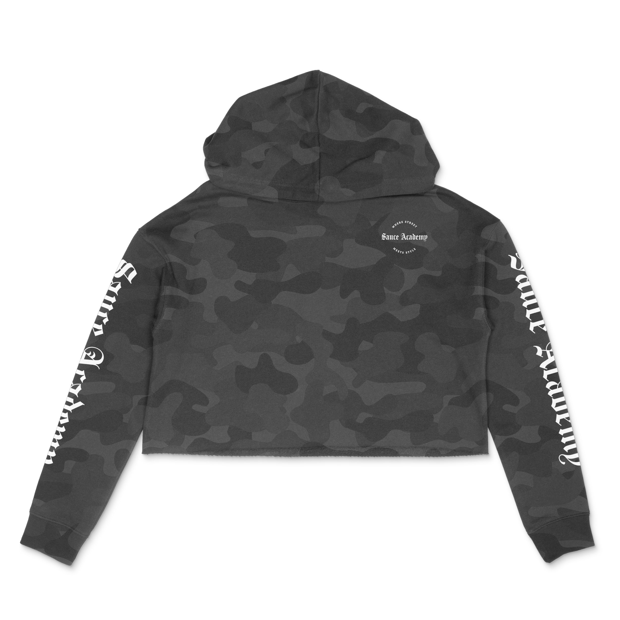 "Where Street Meets Style" Women's Crop Hoodie