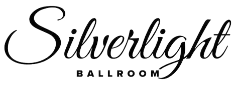Silverlight Ballroom logo in black cursive and bold text