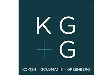 Cover of a book titled "K G + G" by Kokish, Goldmanis, and Greenberg, with a dark teal background and white text.