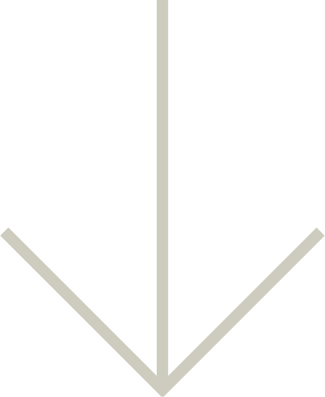 A white arrow pointing down.