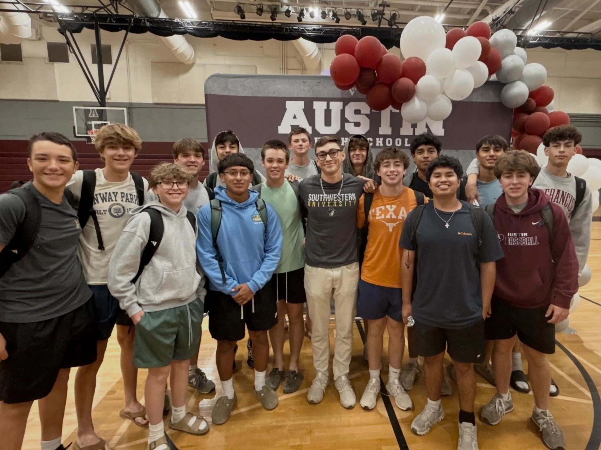 Senior Catcher Osby Contreras celebrated his commitment to Southwestern University today at spring signing day. @coacharellanes had a fitting send-off and the boys came out to support. We wish him the best on his next life as a pirate! #loyalforever 