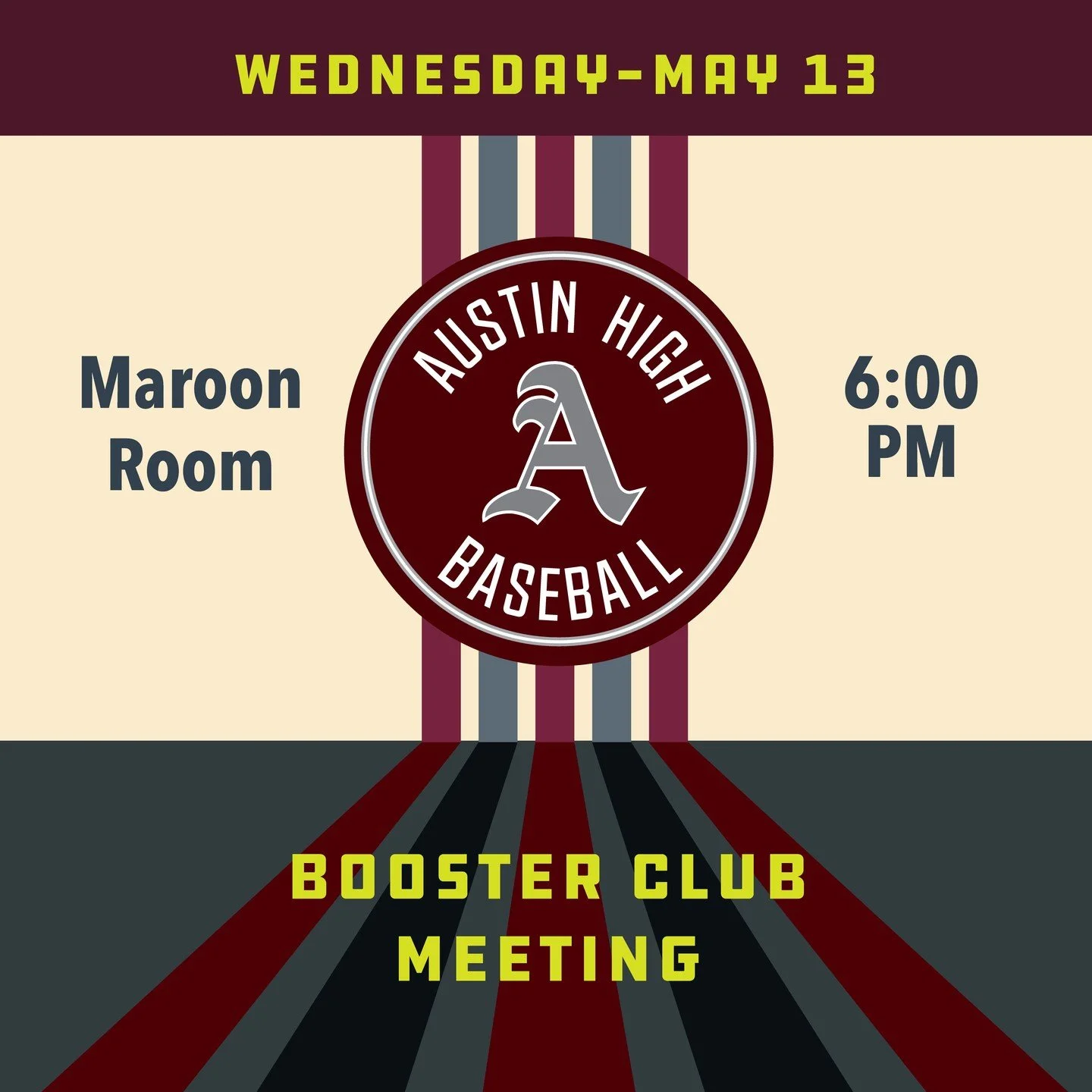 This will be a short parent-only meeting with no coaches in attendance. Officer elections will take place - We are looking for a Parliamentarian and President-Elect. Please remember the success of this program depends on parent involvement. #Loyalfor
