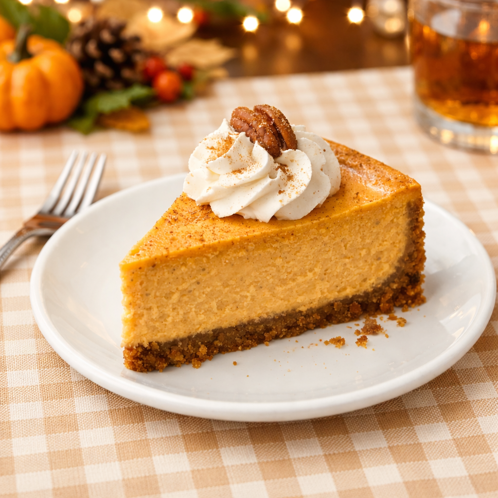 Layered Pumpkin Cheesecake