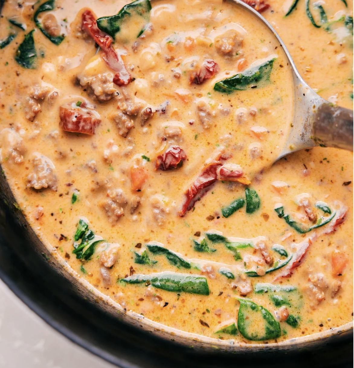Creamy Tuscan Sausage Soup