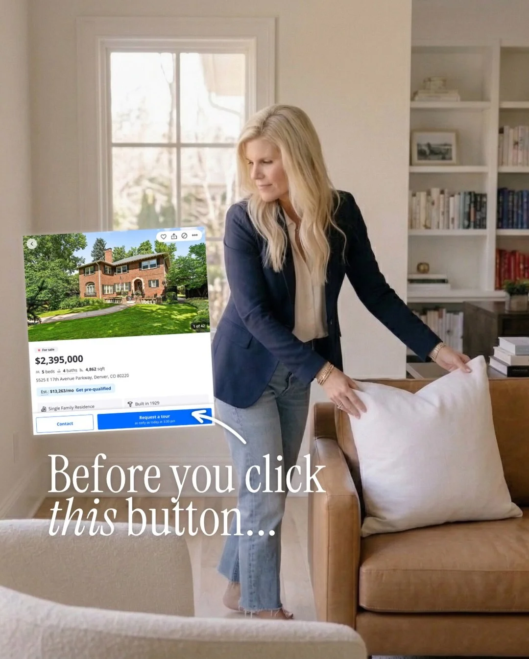 Browsing properties for sale in your favorite Denver neighborhoods? 

Before you click &ldquo;Request a tour&rdquo; allow me to warn you...

That one click sends your information out to a whole lot of agents at once. 

Suddenly your phone is lighting
