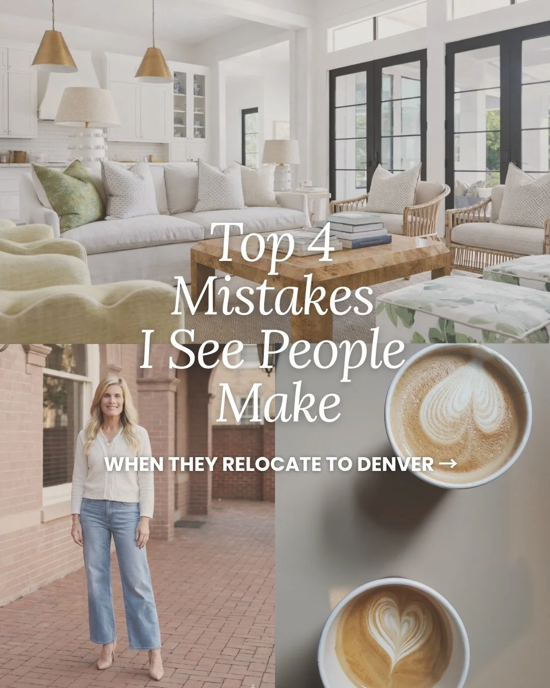 The biggest things people get wrong when they consider a move to Denver. 👀

I had a client come to me after making mistake #3, and learning that LoHi and Cherry Creek North both have very different strengths.
⠀⠀⠀ ⠀⠀⠀⠀⠀⠀
Moving somewhere new comes wi