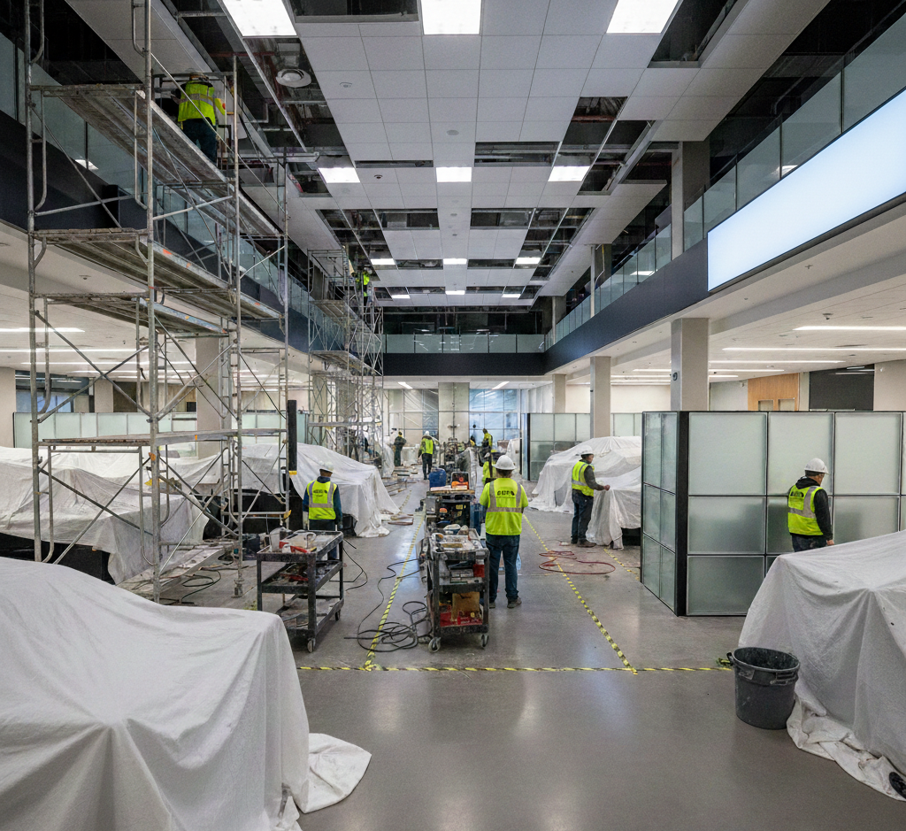 NovaCore Construction offers licensed commercial construction, renovations, and facility services in Maryland and the DMV. SBR Certified and trusted by banks and property managers for high-quality, on-time delivery.