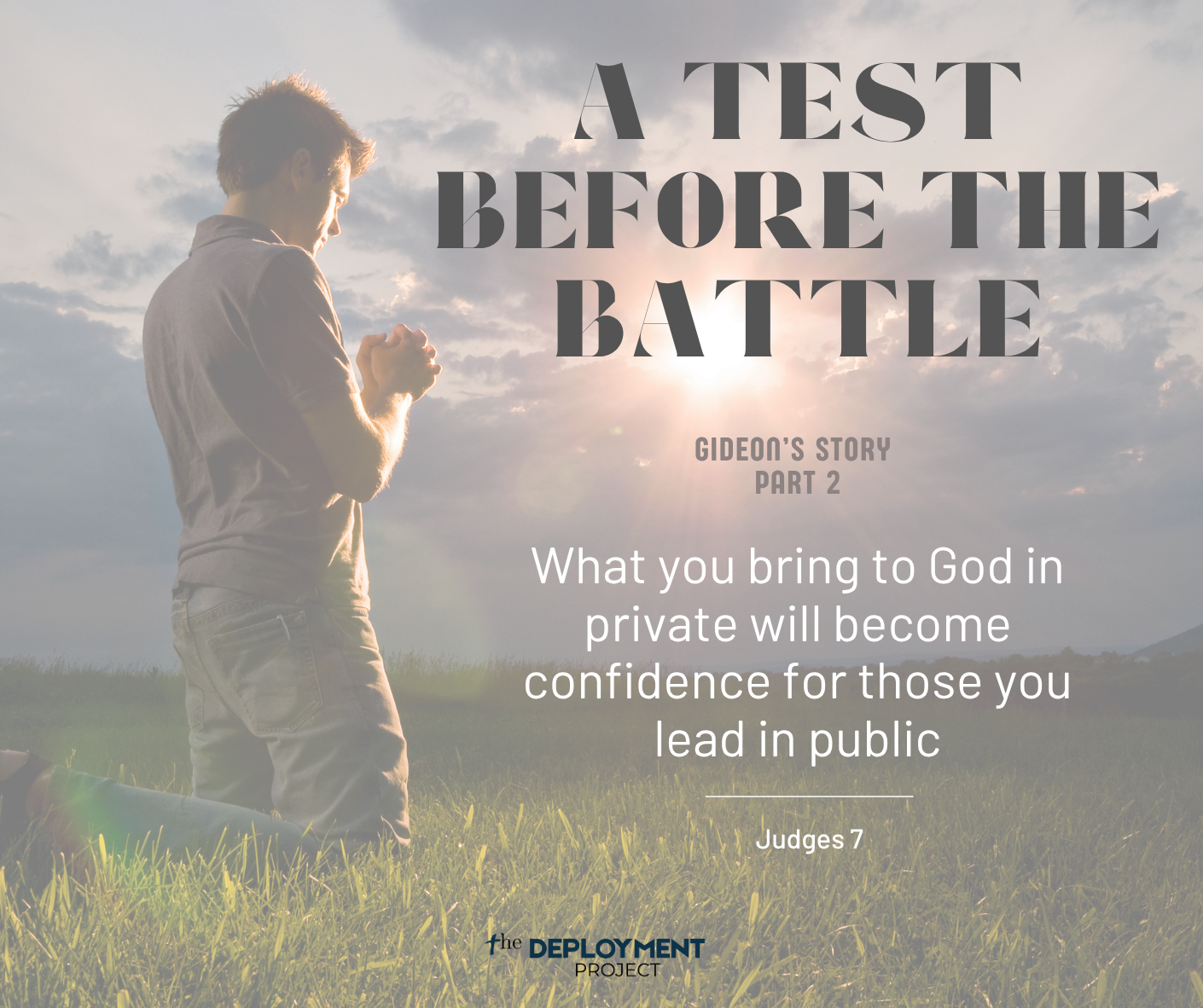 A Test Before The Battle