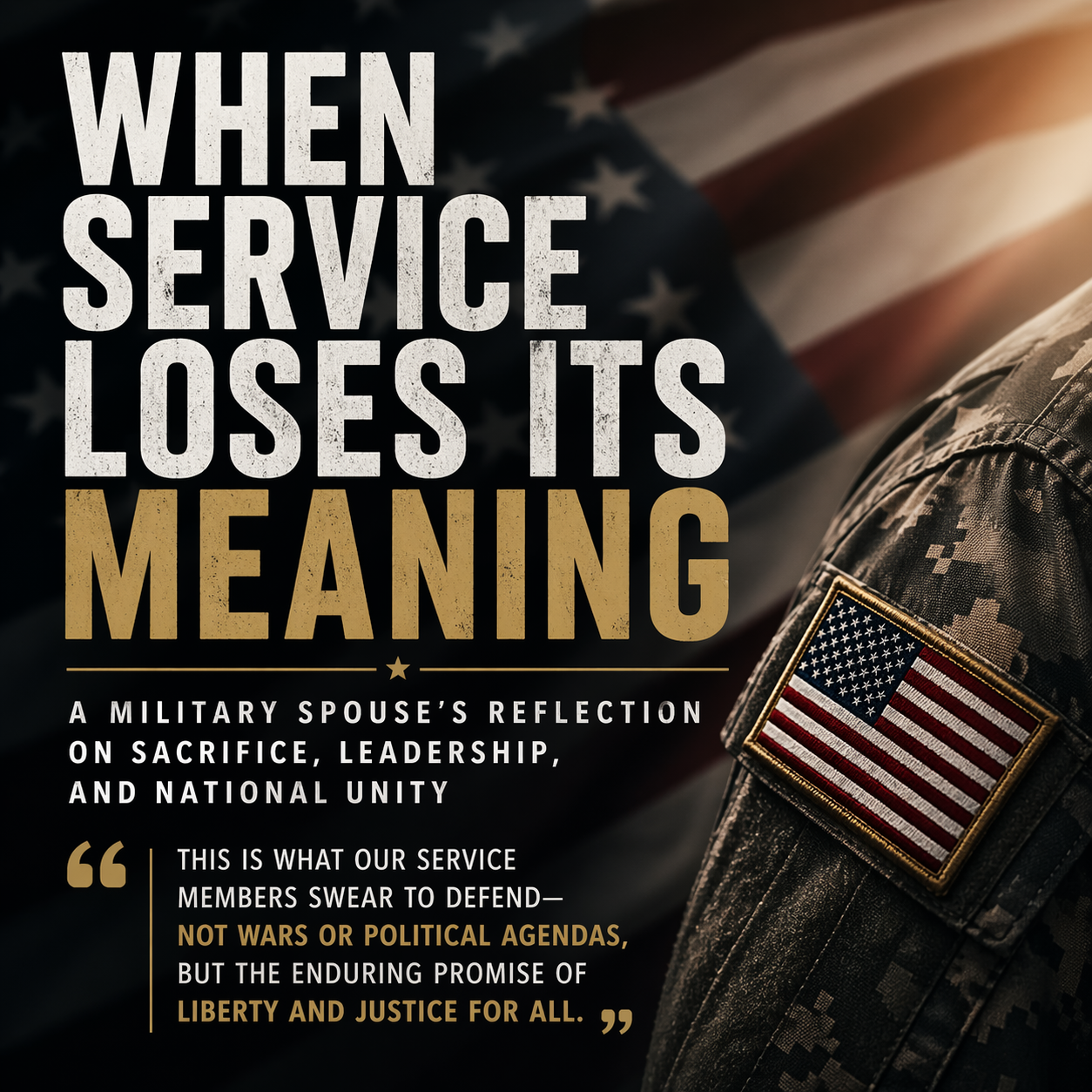 When Service Loses Its Meaning