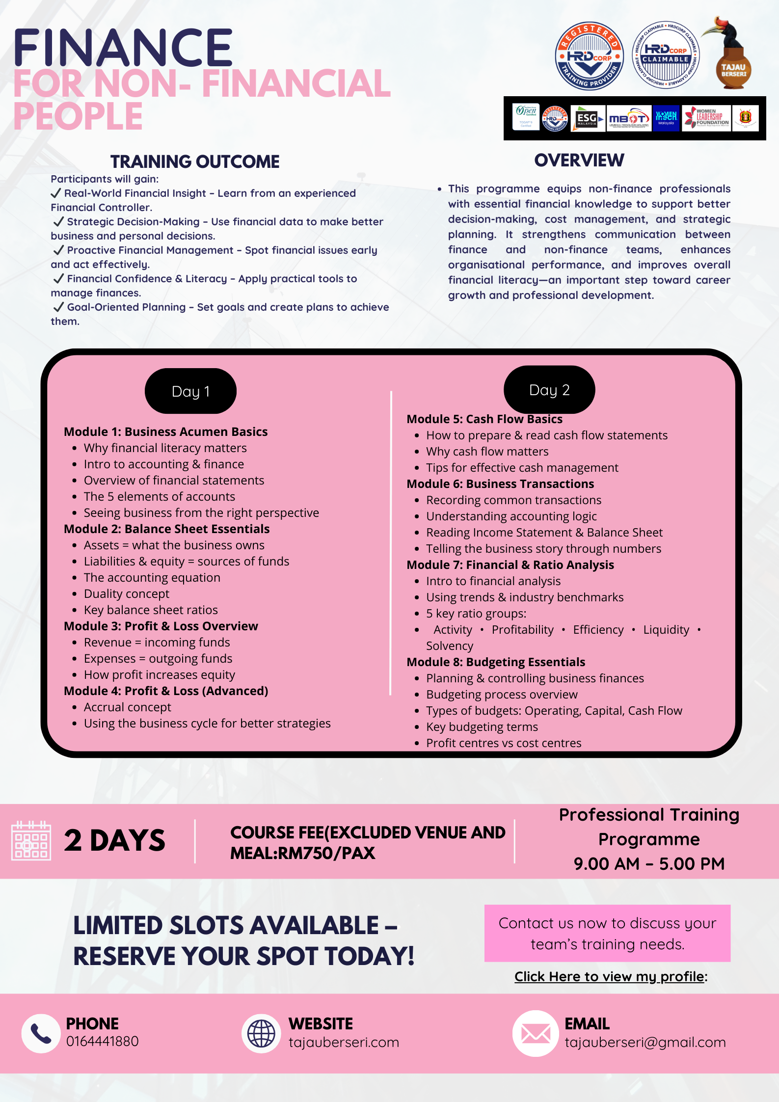 FINANCE FOR NON-FINANCIAL PEOPLE