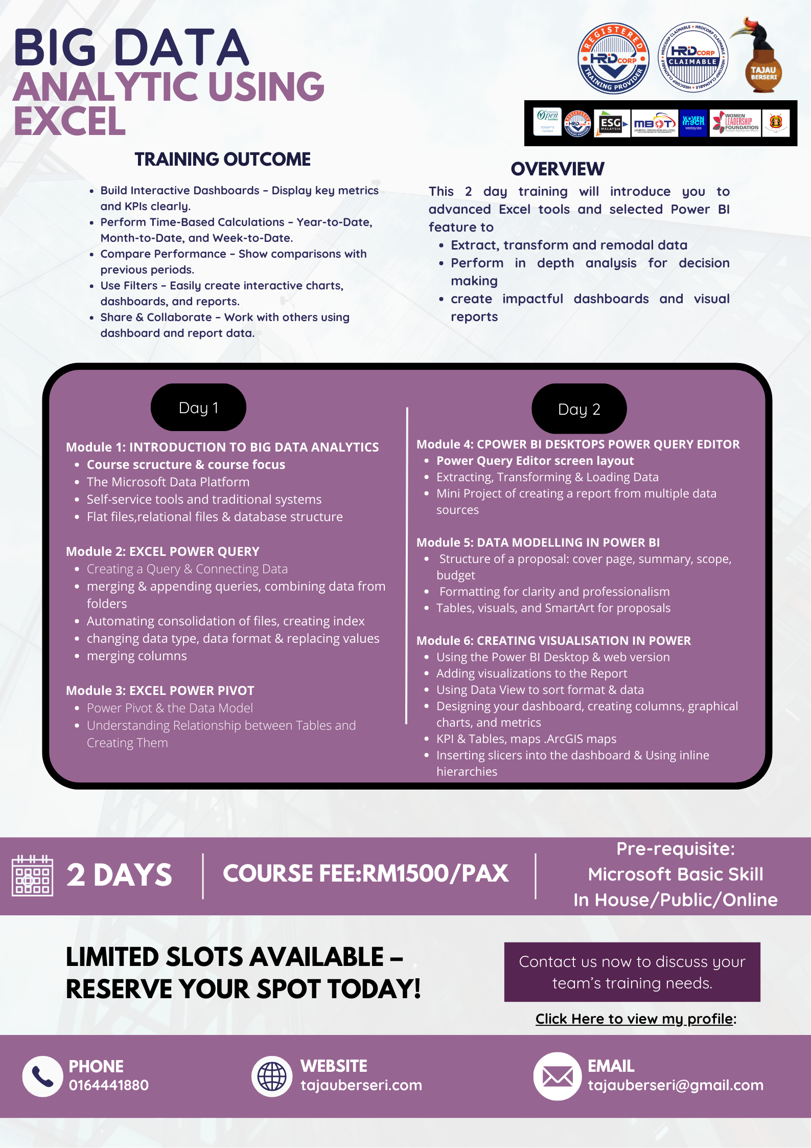 BIG DATA ANALYTIC USING EXCEL