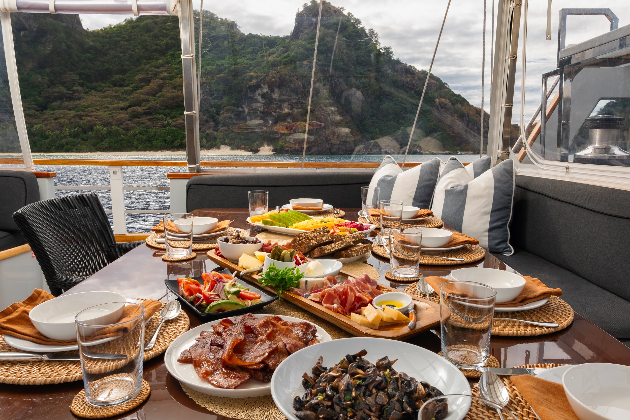 Cockpit with lunch food.jpg