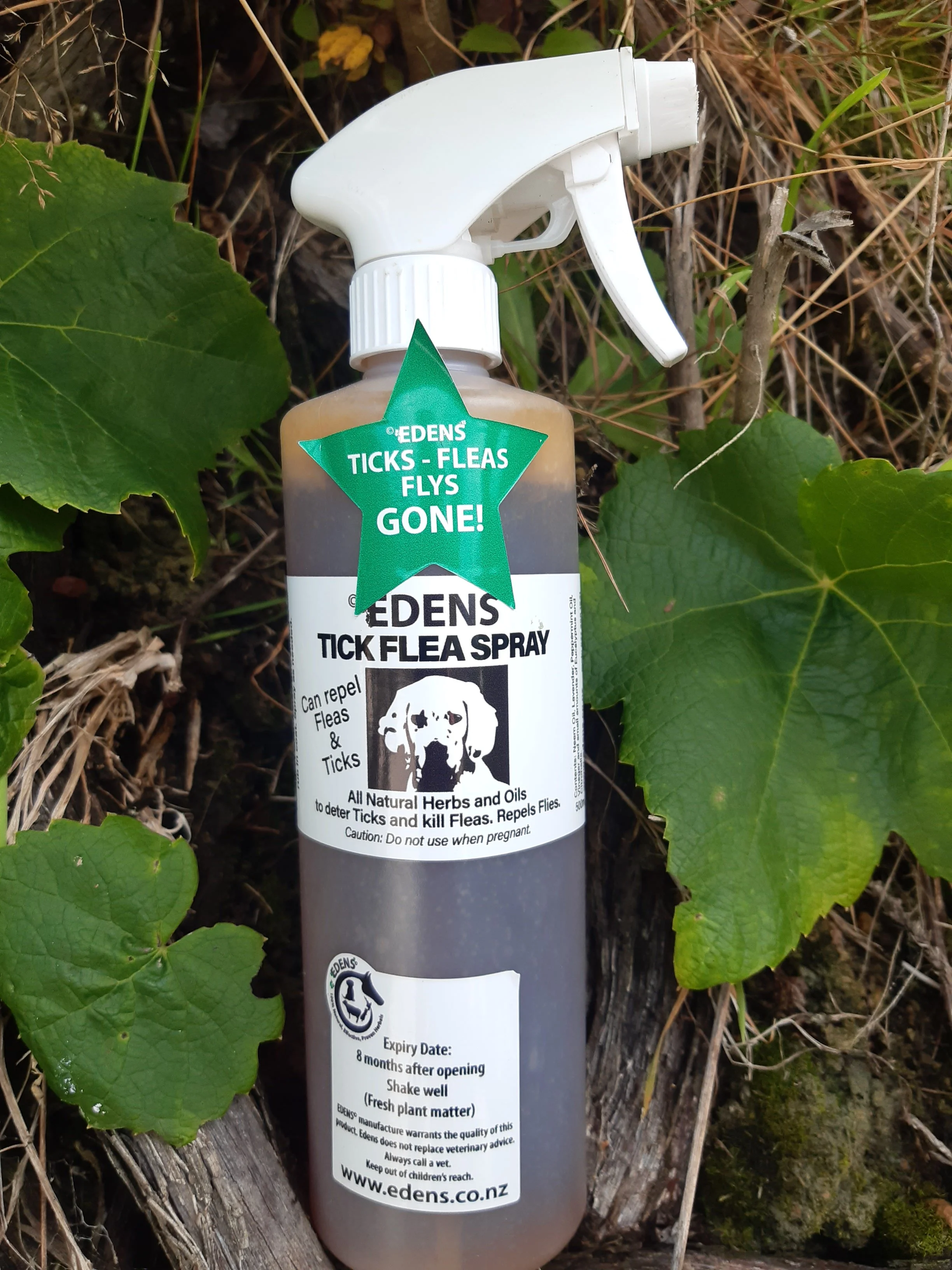 Edens Fleas, Tick & Fly Spray for Dogs