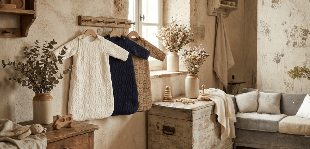 Bebeton（ベベトン）の着るお布団が並ぶ、ギフトに最適な新しい育児スタンダード。