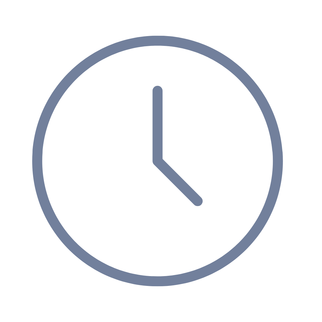 Simple clock showing the time as 11:00.