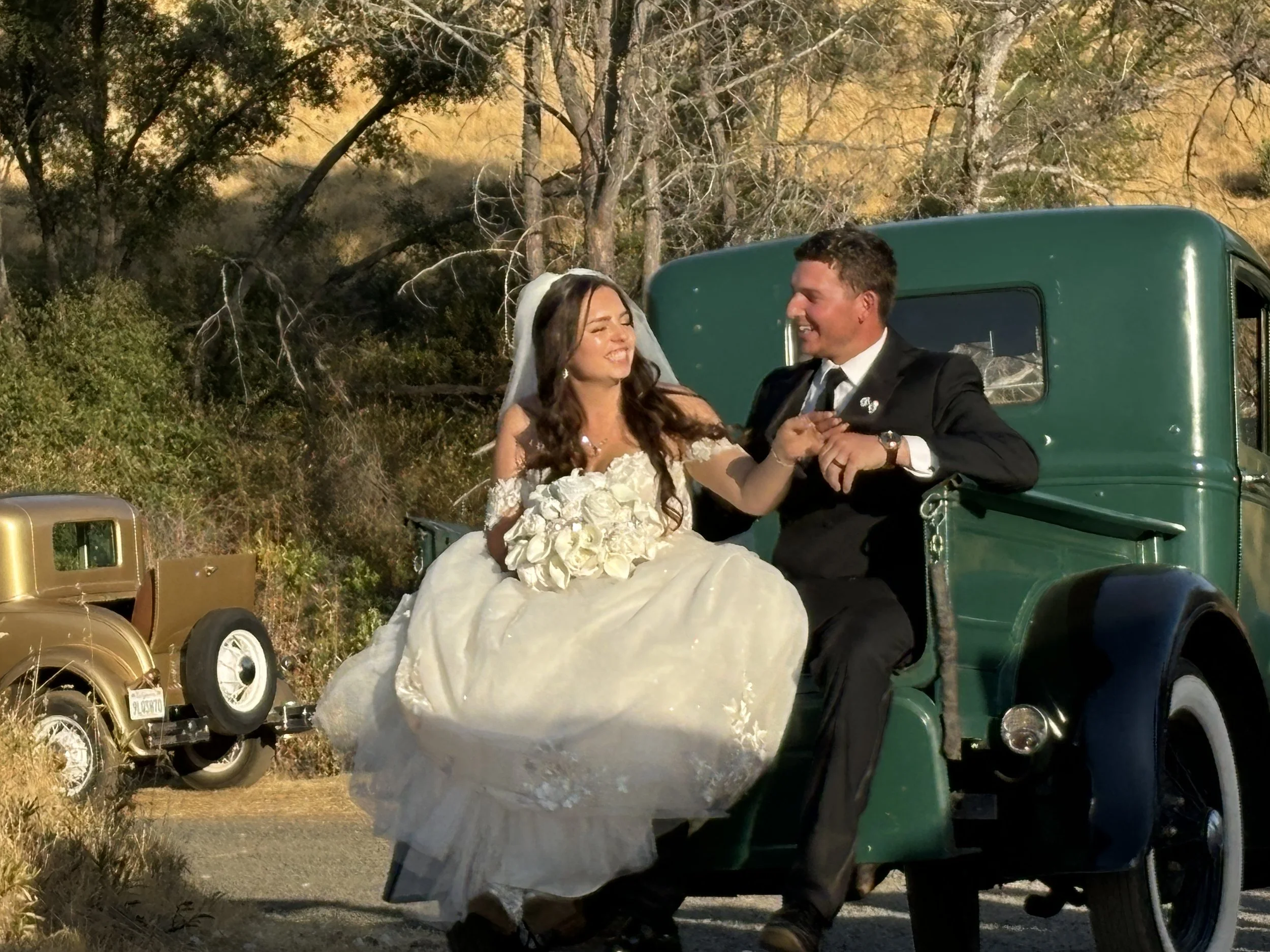 BRADLEY & ELLY IN BACK OF TRUCK.JPEG