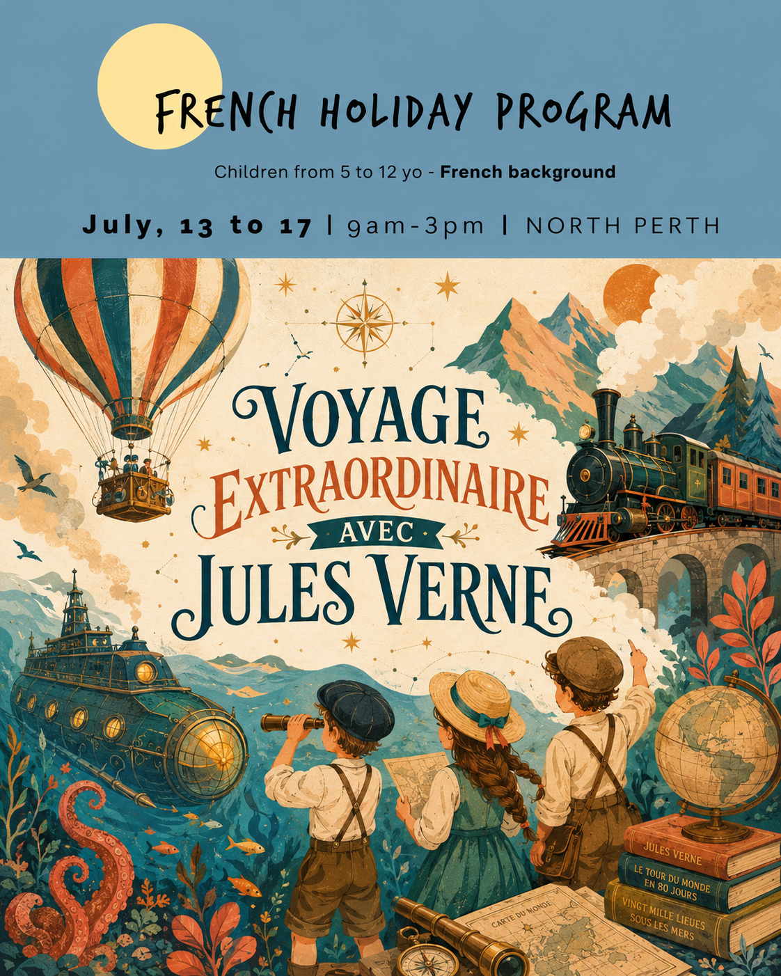 French Holiday Program - Voyage extraordinaire avec Jules Verne