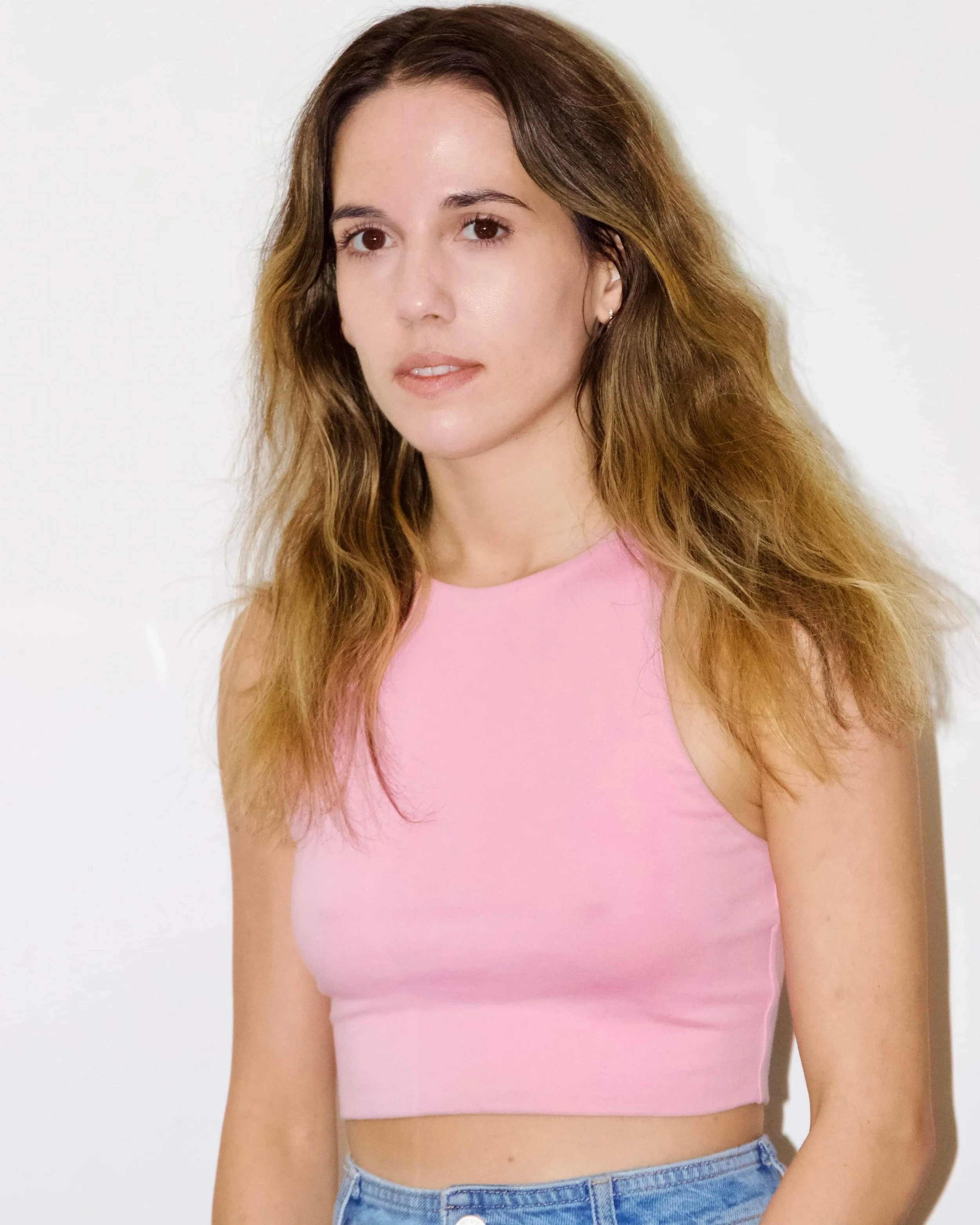 Close-up of Helia, acting coach.