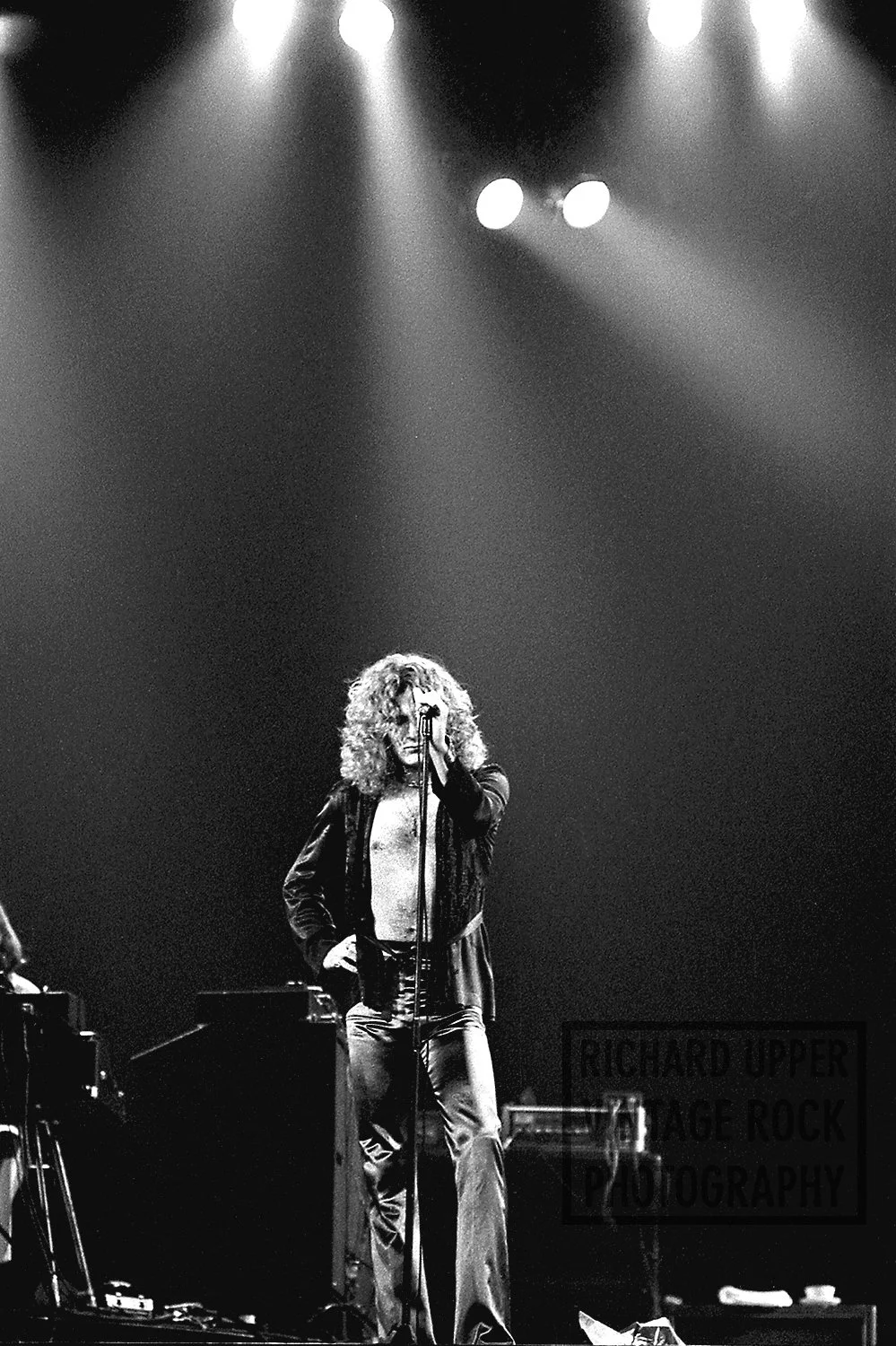 Robert Plant, Led Zeppelin, 1977, L.A. Forum, Los Angeles, CA