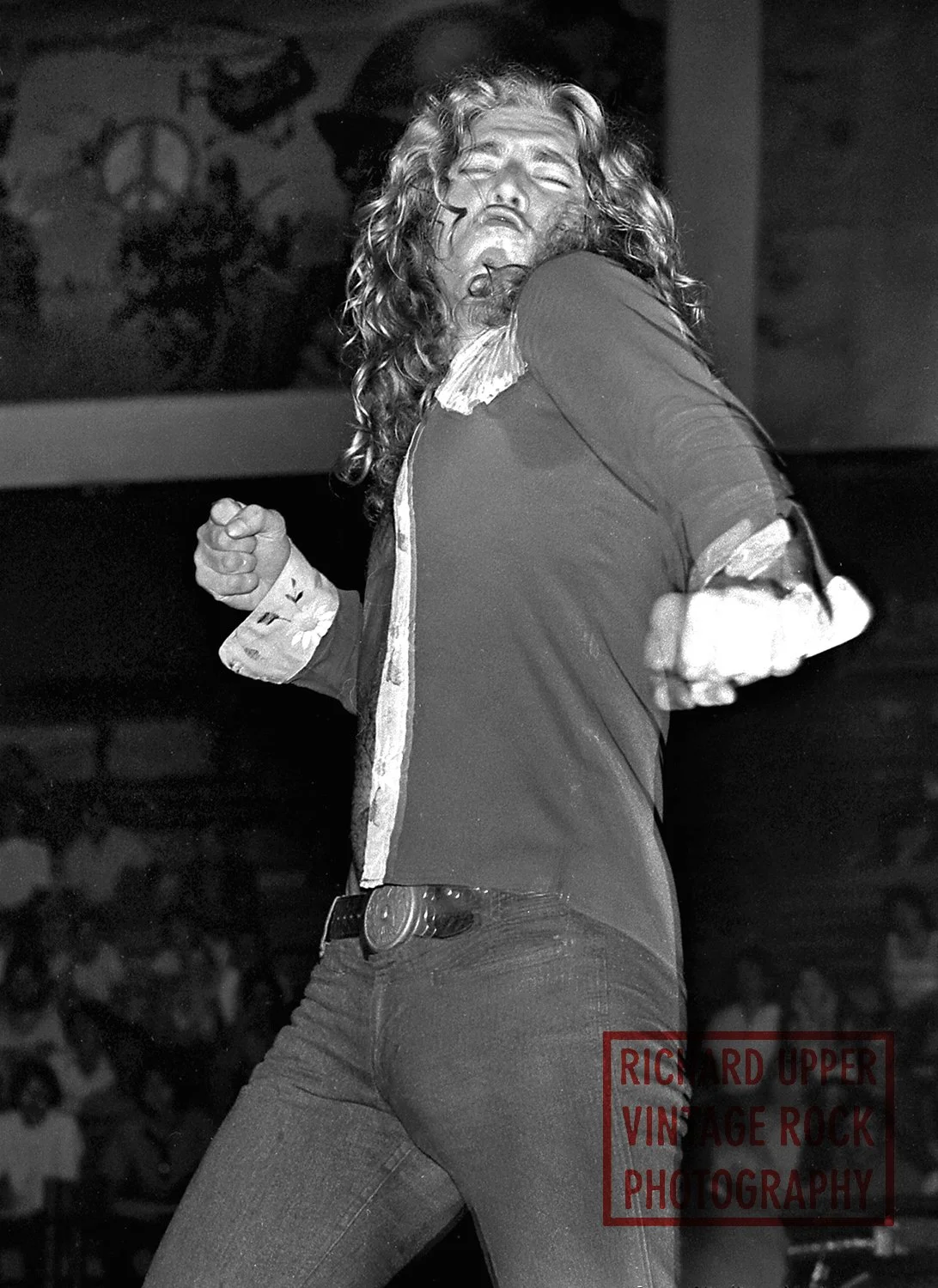 Robert Plant, Led Zeppelin, 1971, Civic Auditorium, Honolulu, HI