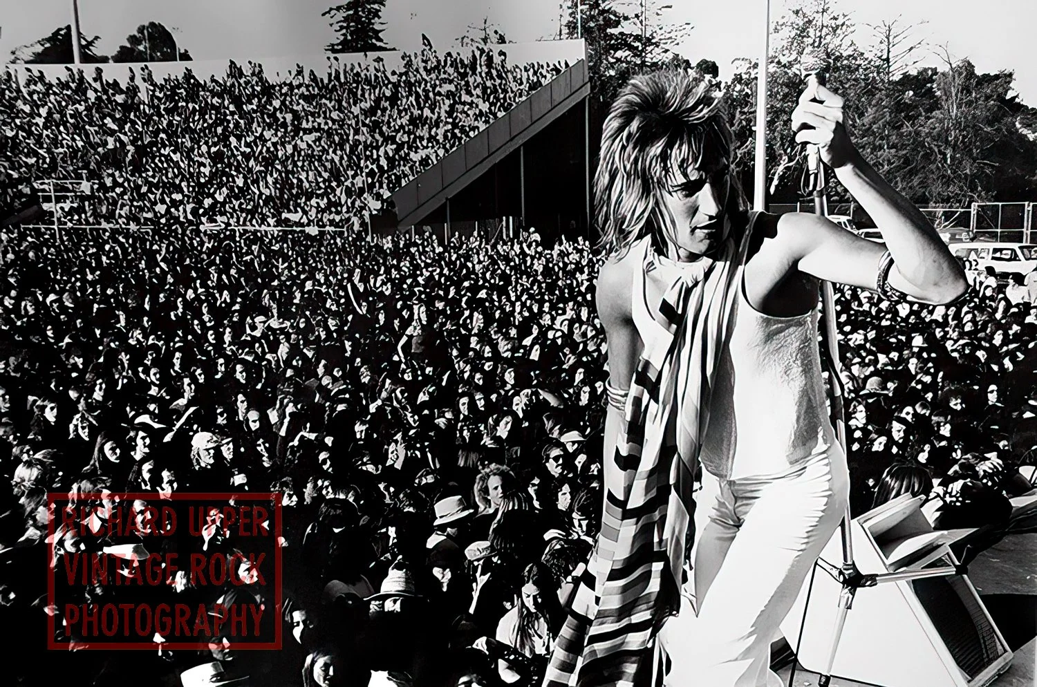 Rod Stewart, Faces, 1975, Earl Warren Showgrounds, Santa Barbara, CA