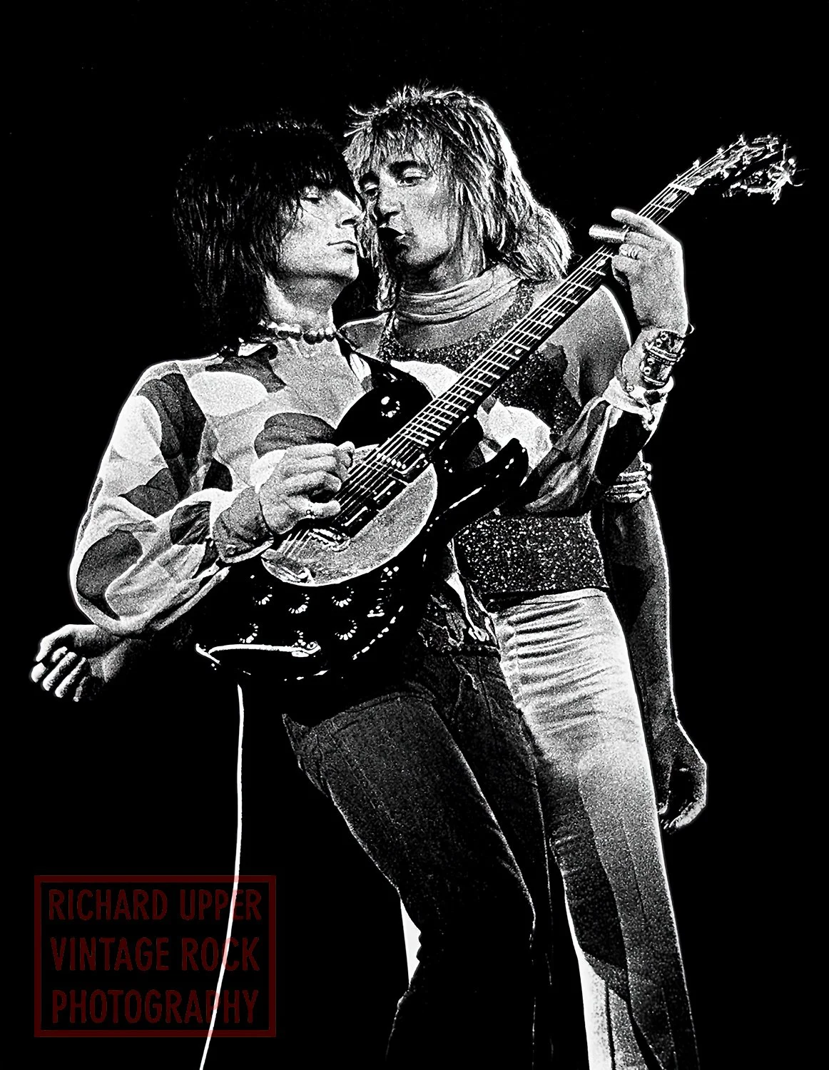Ron Wood & Rod Stewart, Faces, 1975, Anaheim Convention Center, Anaheim, CA