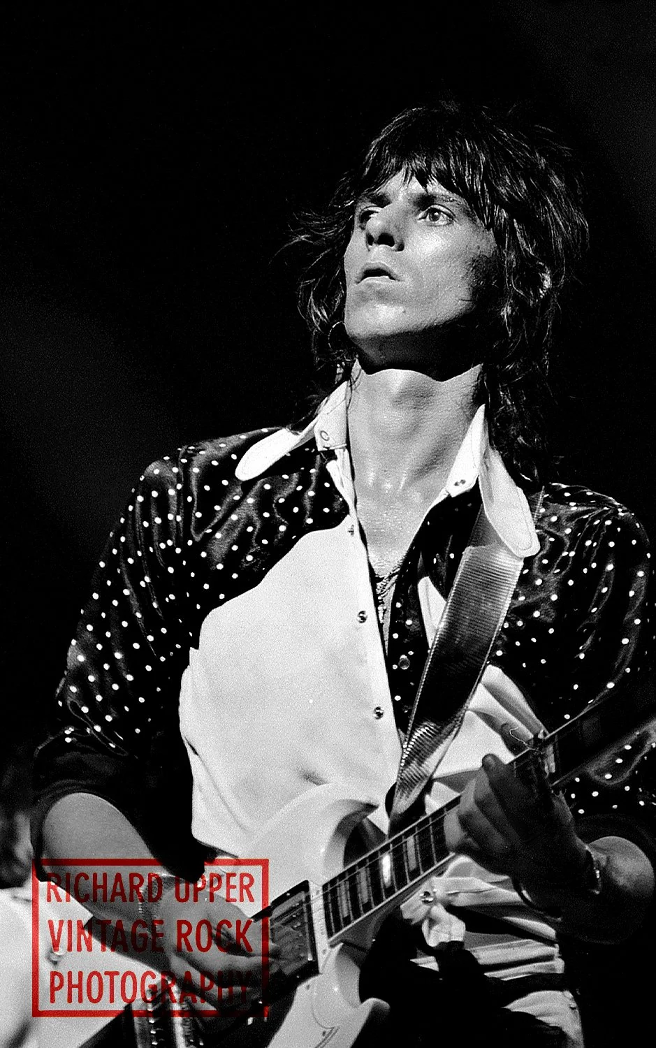Keith Richards, Rolling Stones, 1973, H.I.C. Arena, Honolulu, HI